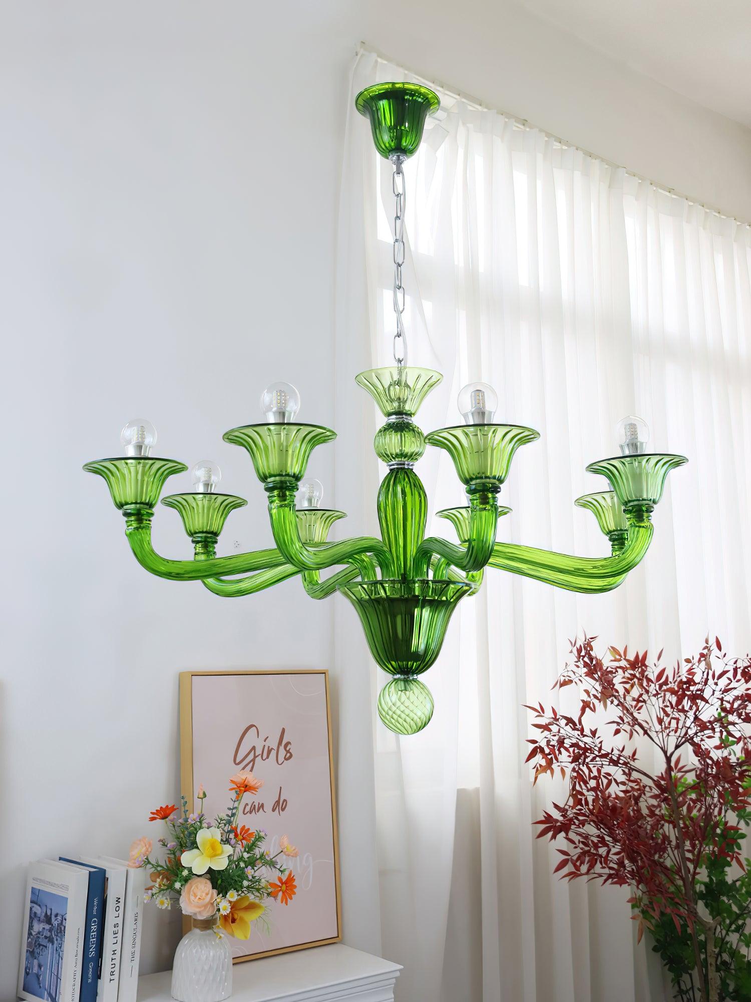 Vase Chandelier Murano Glass Exotic-Neutral Decor