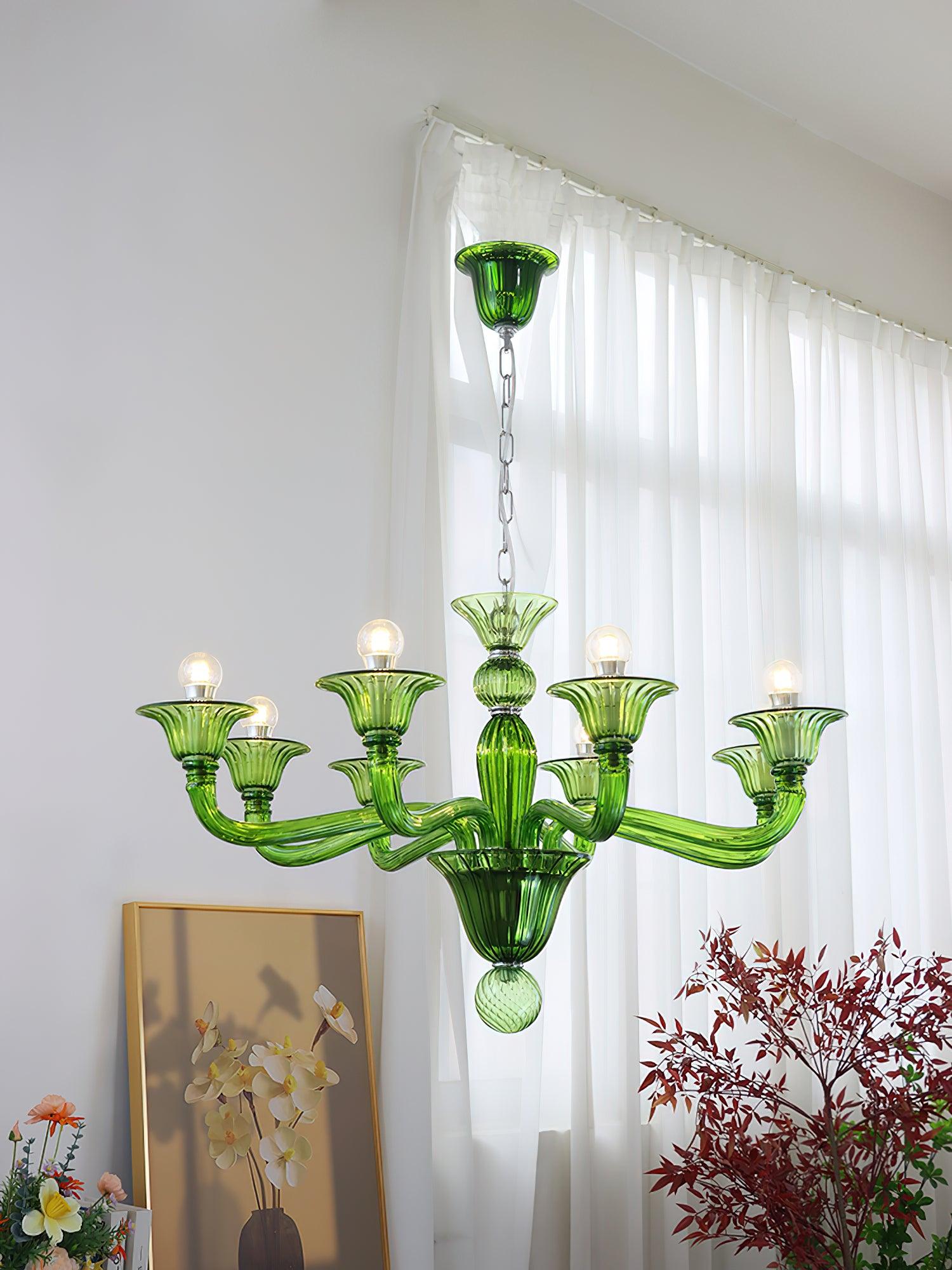 Vase Chandelier Murano Glass Exotic-Neutral Decor
