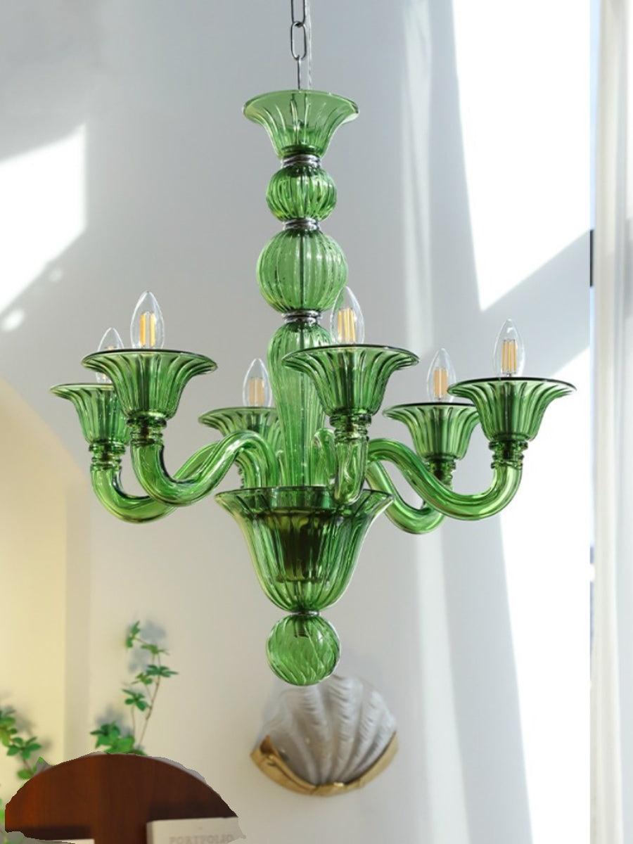 Vase Chandelier Murano Glass Exotic-Neutral Decor