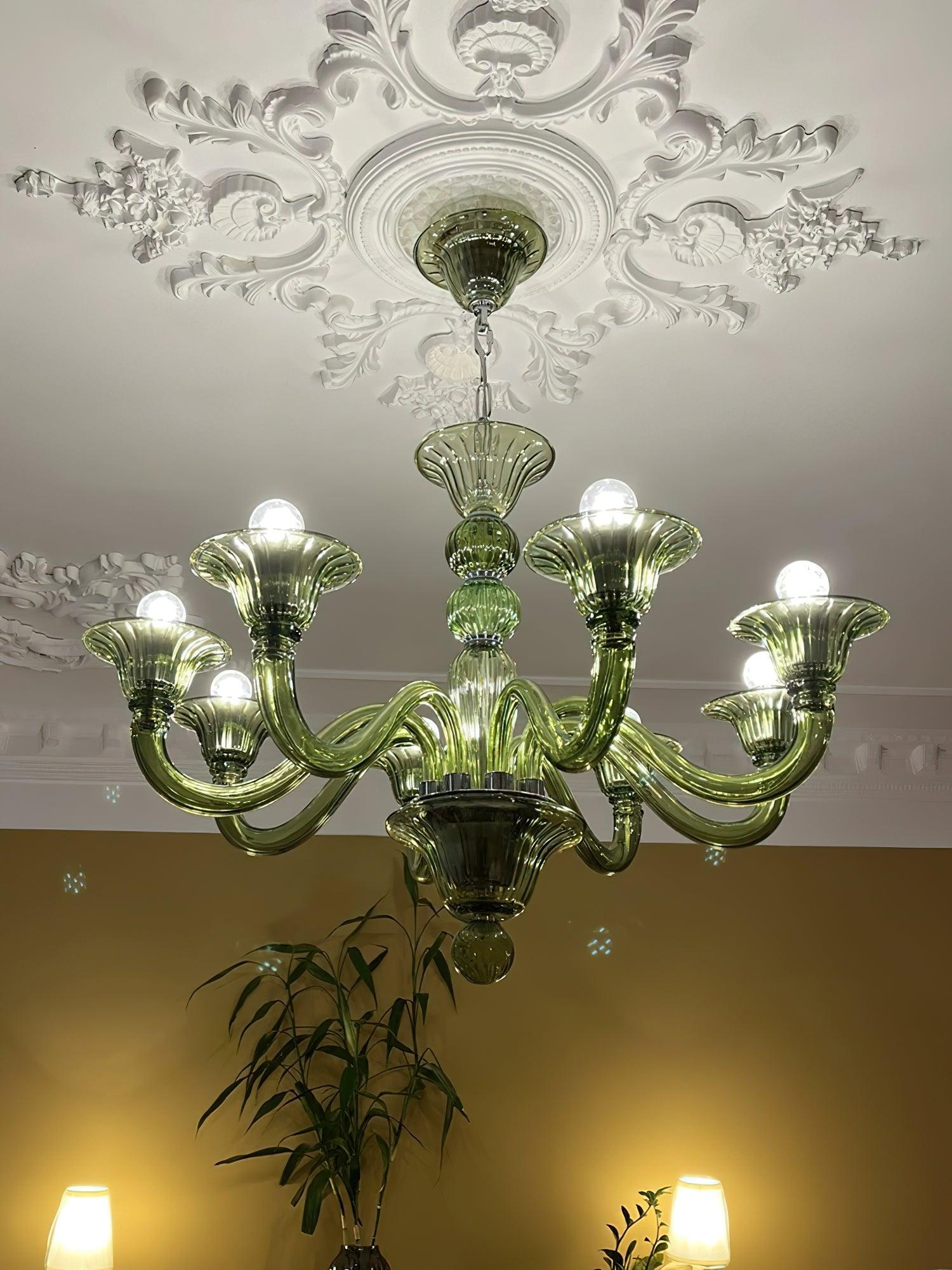 Vase Chandelier Murano Glass Exotic-Neutral Decor