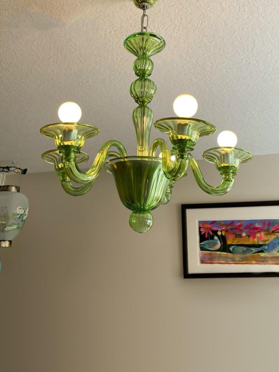 Vase Chandelier Murano Glass Exotic-Neutral Decor