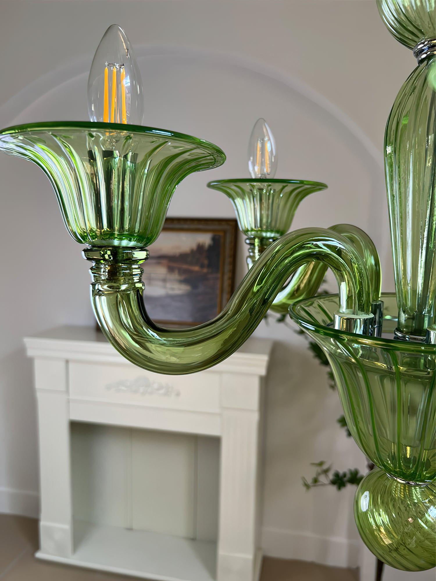 Vase Chandelier Murano Glass Exotic-Neutral Decor
