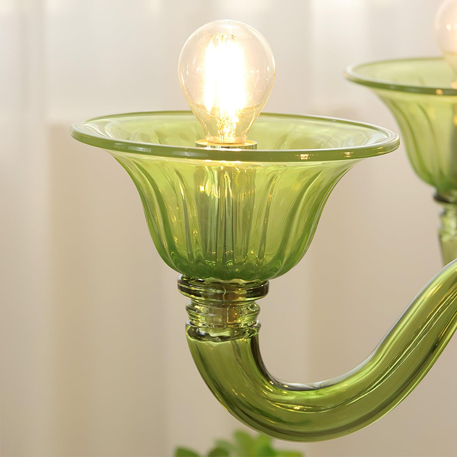 Vase Chandelier Murano Glass Exotic-Neutral Decor