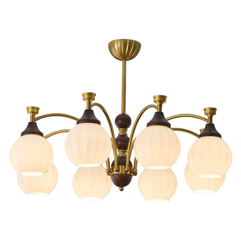 Illoros Traditional Elegance Wood Chandelier-Neutral Decor