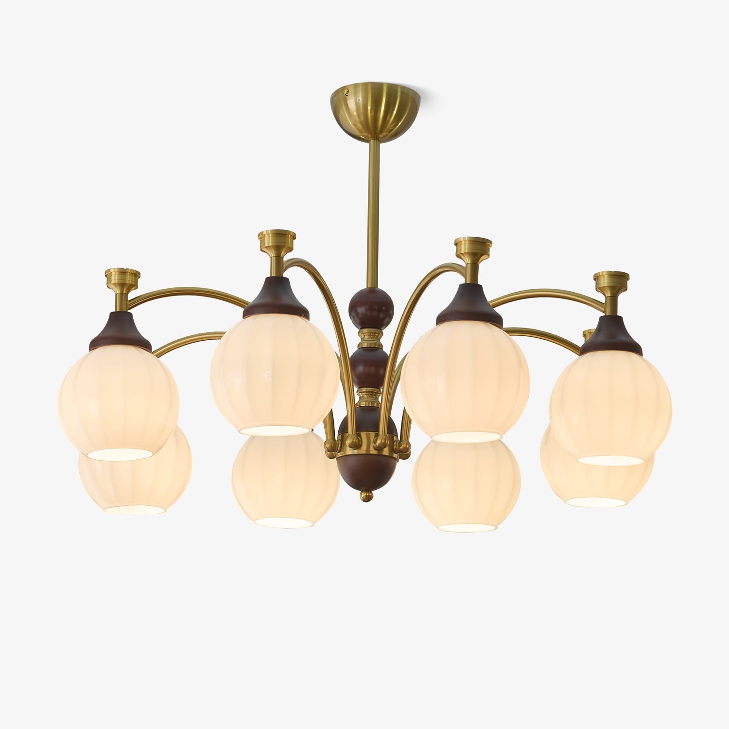 Illoros Traditional Elegance Wood Chandelier-Neutral Decor