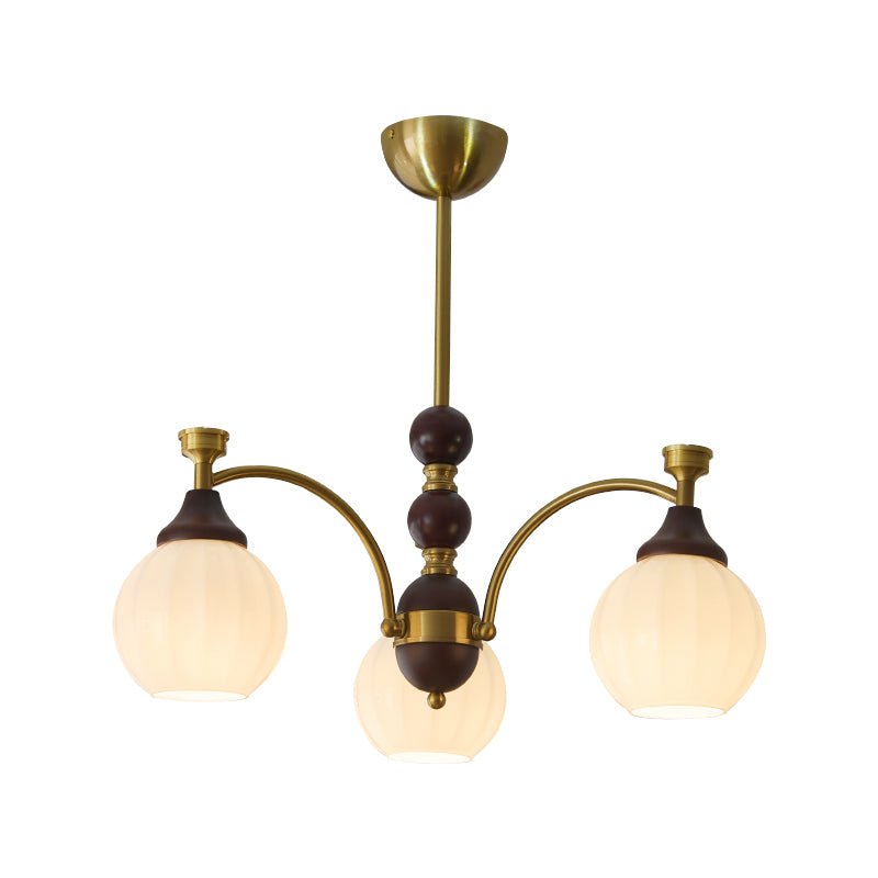 Illoros Traditional Elegance Wood Chandelier-Neutral Decor