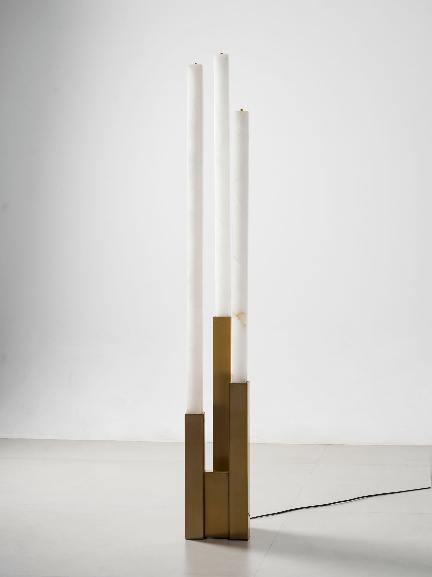 Callisto Alabaster Floor Lamp-Neutral Decor