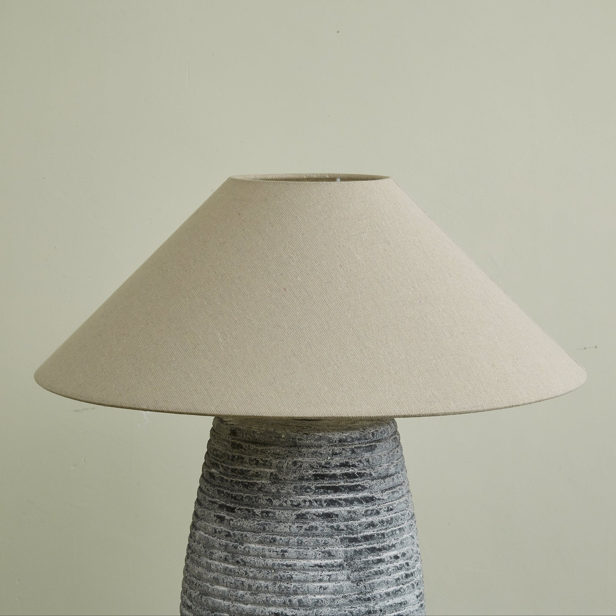 Clarissa Clear Fabric Table Lamp-Neutral Decor