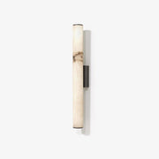 Kristy Alabaster  Vertical Cylindrical Wall Lamp