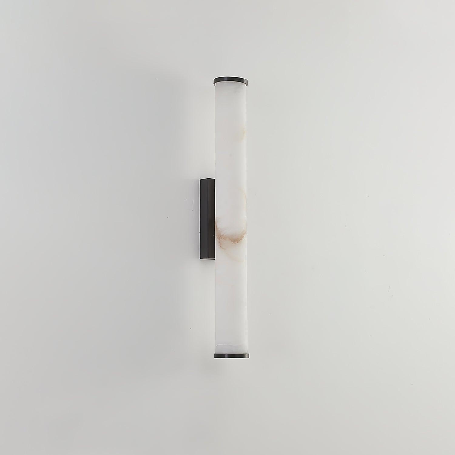 Nyvynor Rectangular Alabaster Wall Light-Neutral Decor