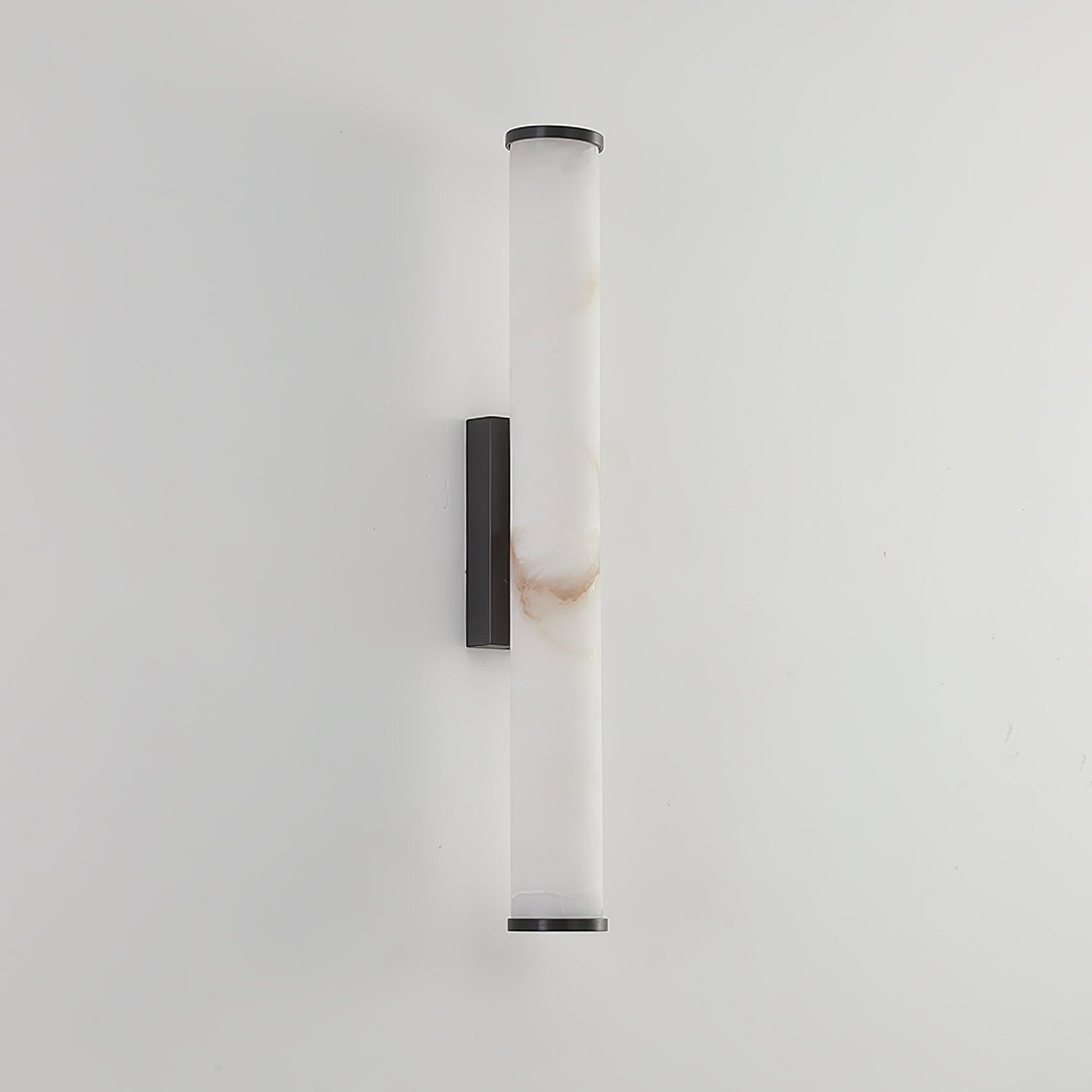 Kristy Alabaster  Vertical Cylindrical Wall Lamp