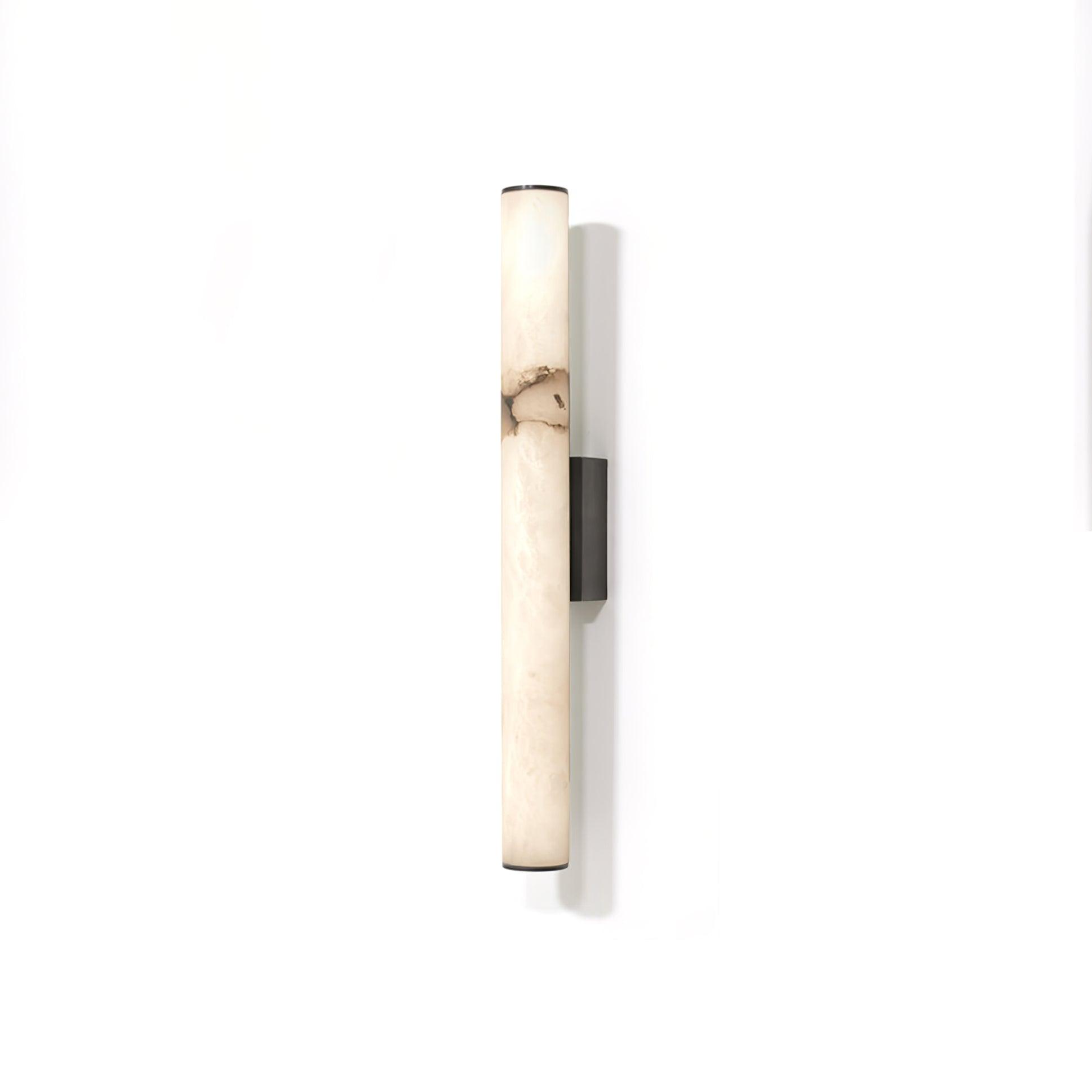 Kristy Alabaster  Vertical Cylindrical Wall Lamp