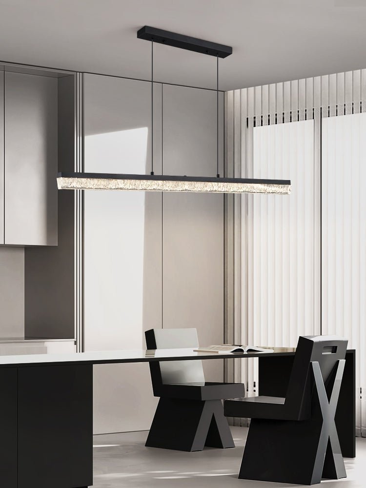 Lustra Pendant Light Black Acrylic Linear-Neutral Decor