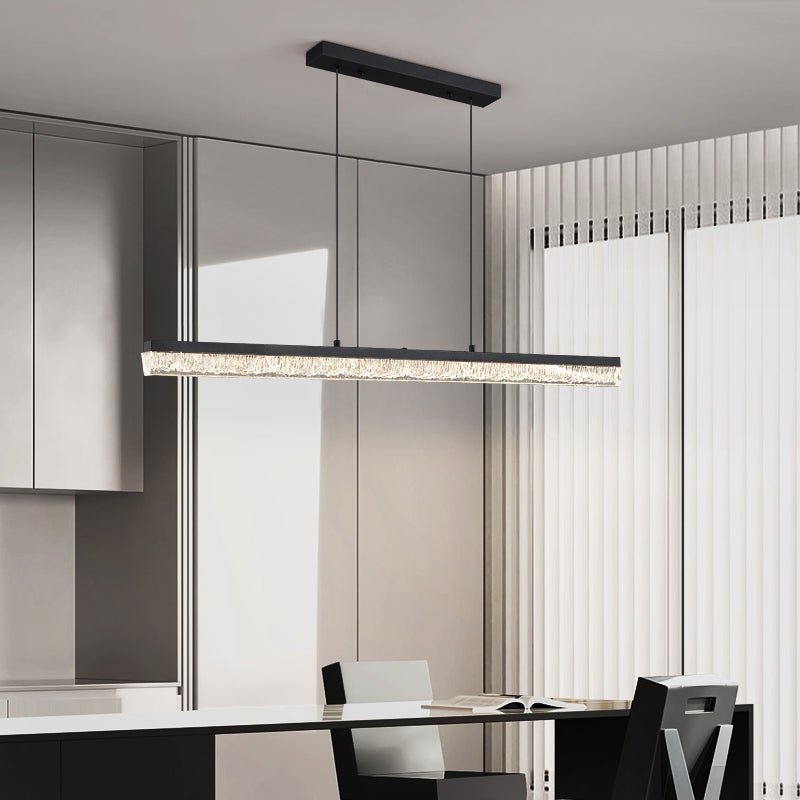 Lustra Pendant Light Black Acrylic Linear-Neutral Decor