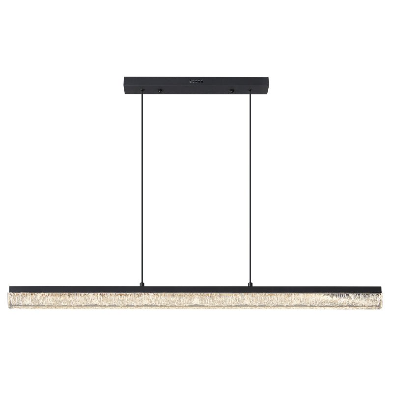 Lustra Pendant Light Black Acrylic Linear-Neutral Decor