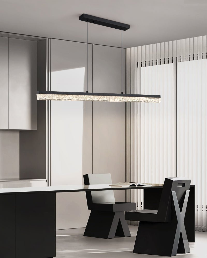Lustra Pendant Light Black Acrylic Linear-Neutral Decor