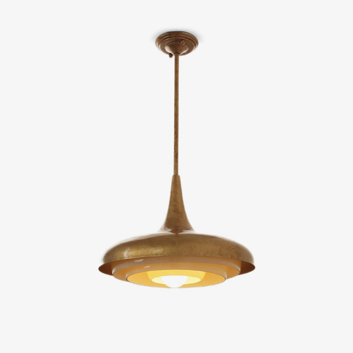 Vika Mid-Century Modern Glass Pendant Light-Neutral Decor