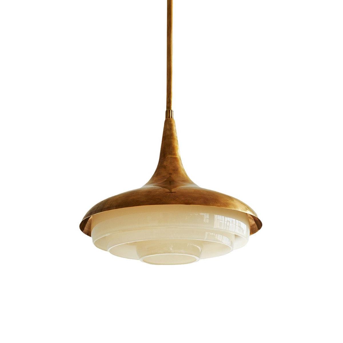 Vika Mid-Century Modern Glass Pendant Light-Neutral Decor