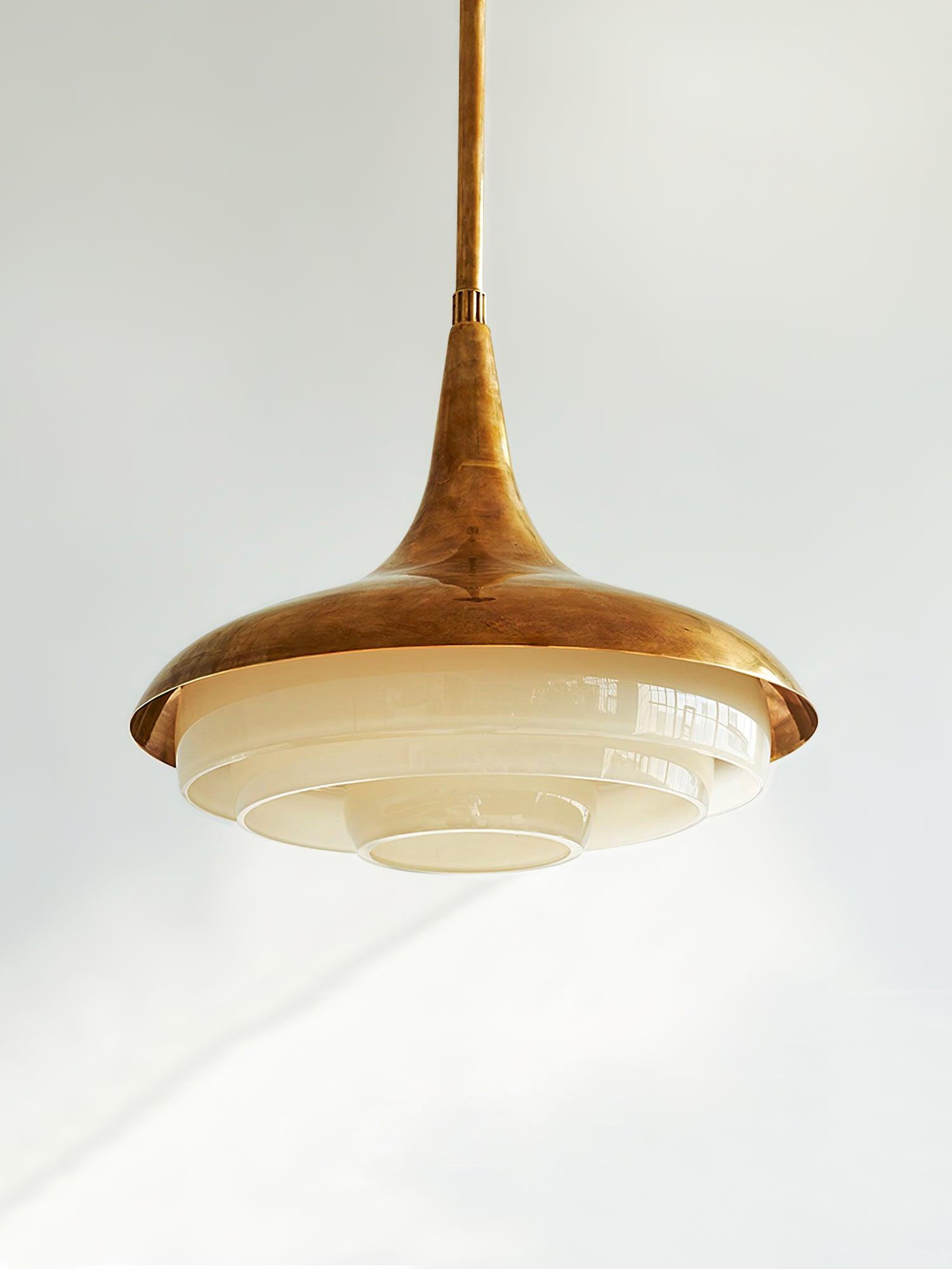 Vika Mid-Century Modern Glass Pendant Light-Neutral Decor