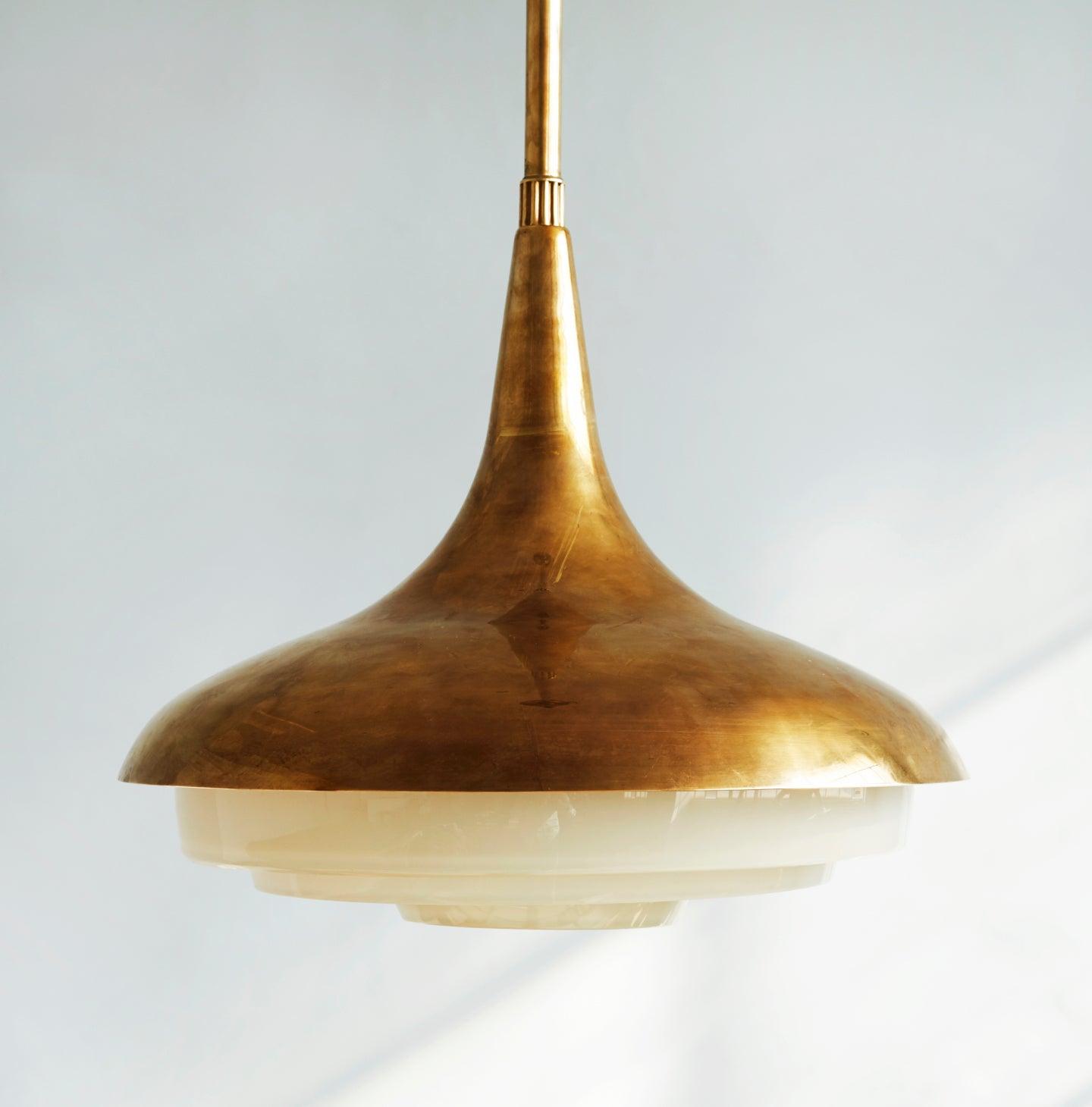 Vika Mid-Century Modern Glass Pendant Light-Neutral Decor