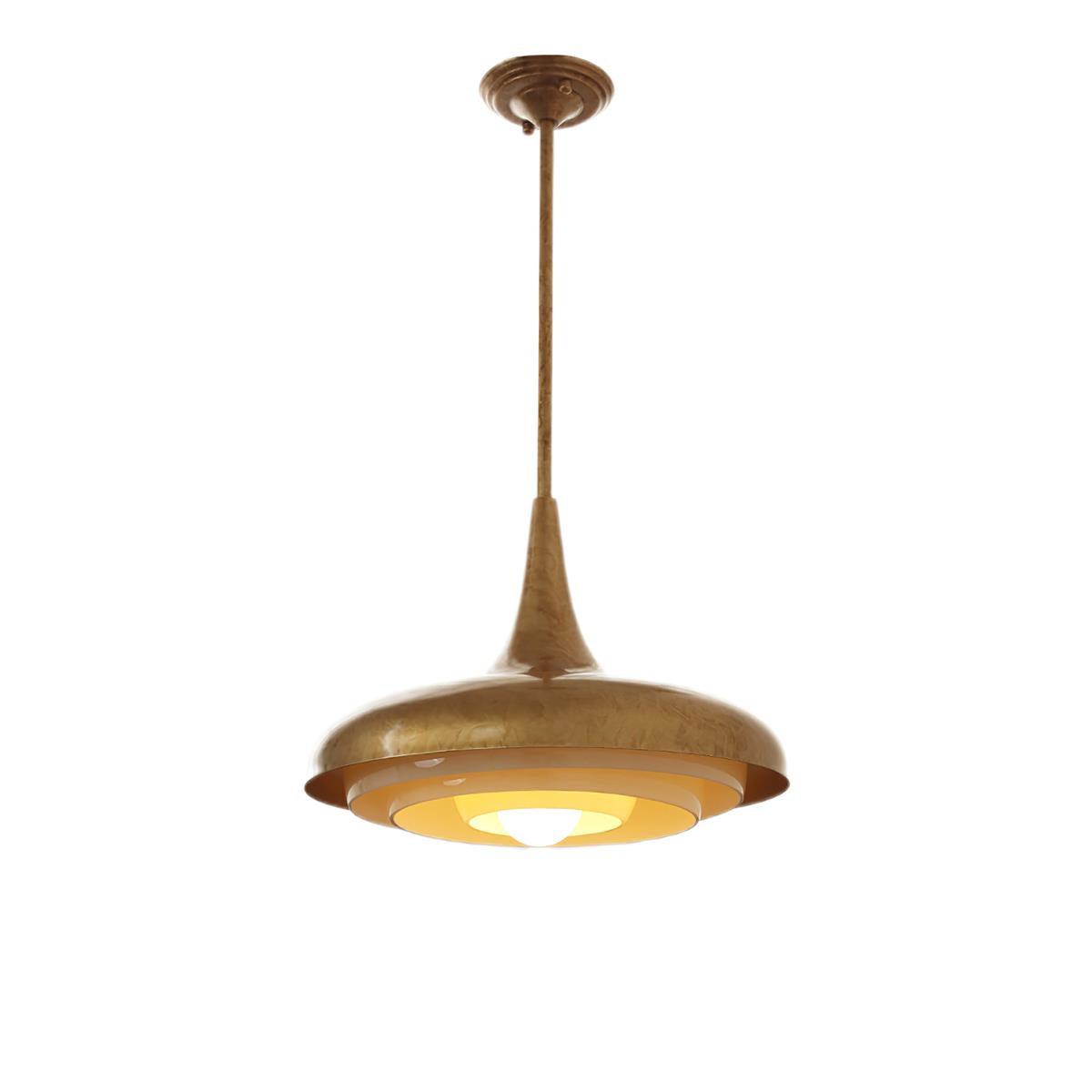 Vika Mid-Century Modern Glass Pendant Light-Neutral Decor