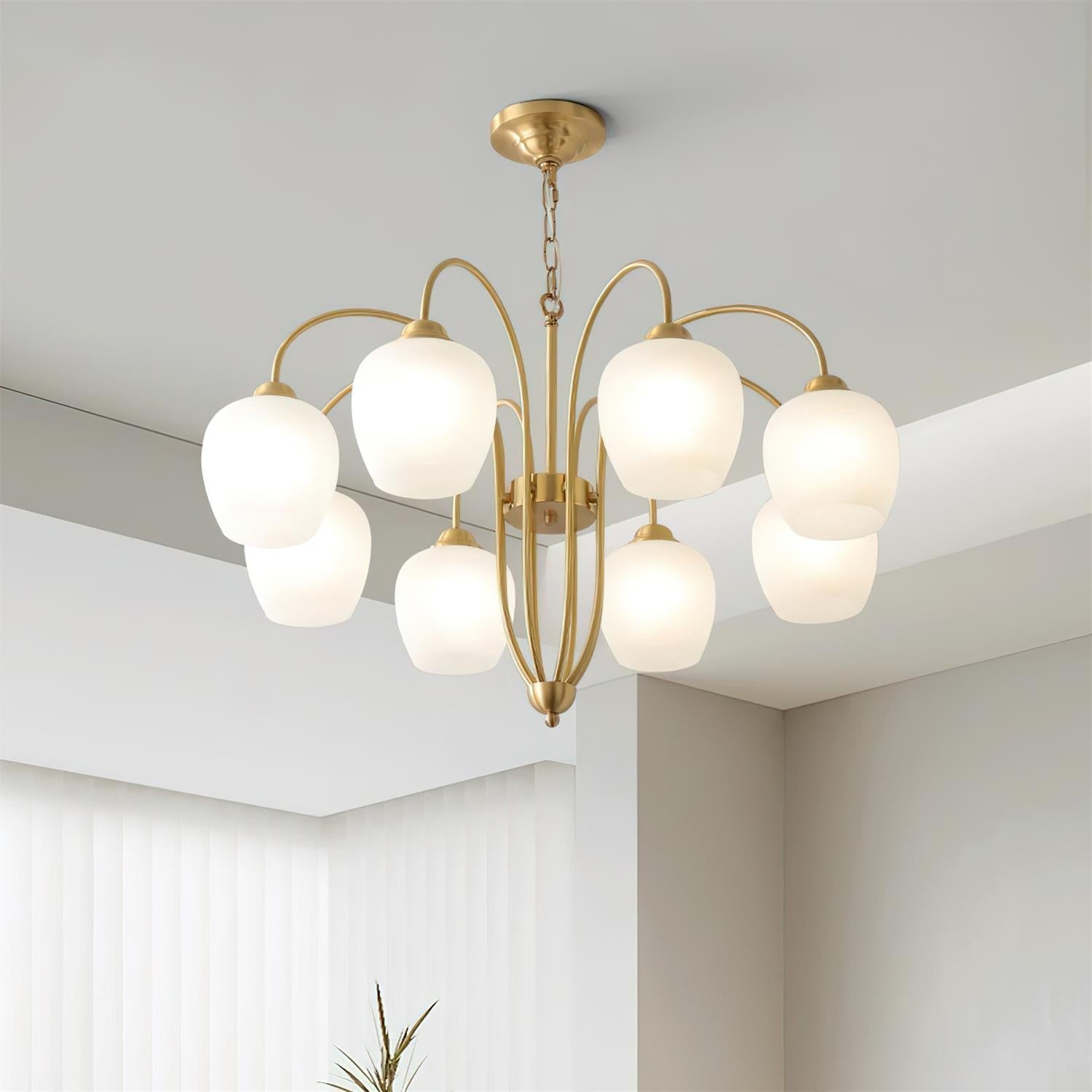 Evadne Petiole Chandelier