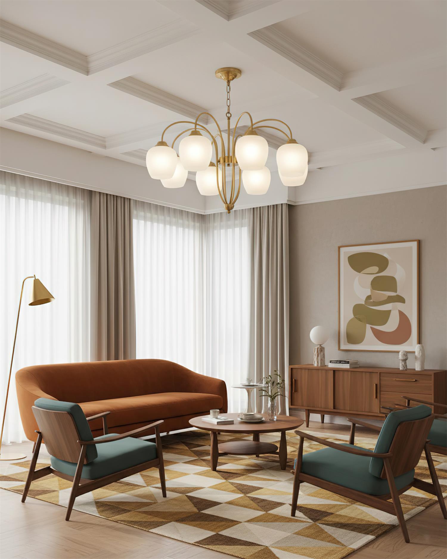 Evadne Petiole Chandelier
