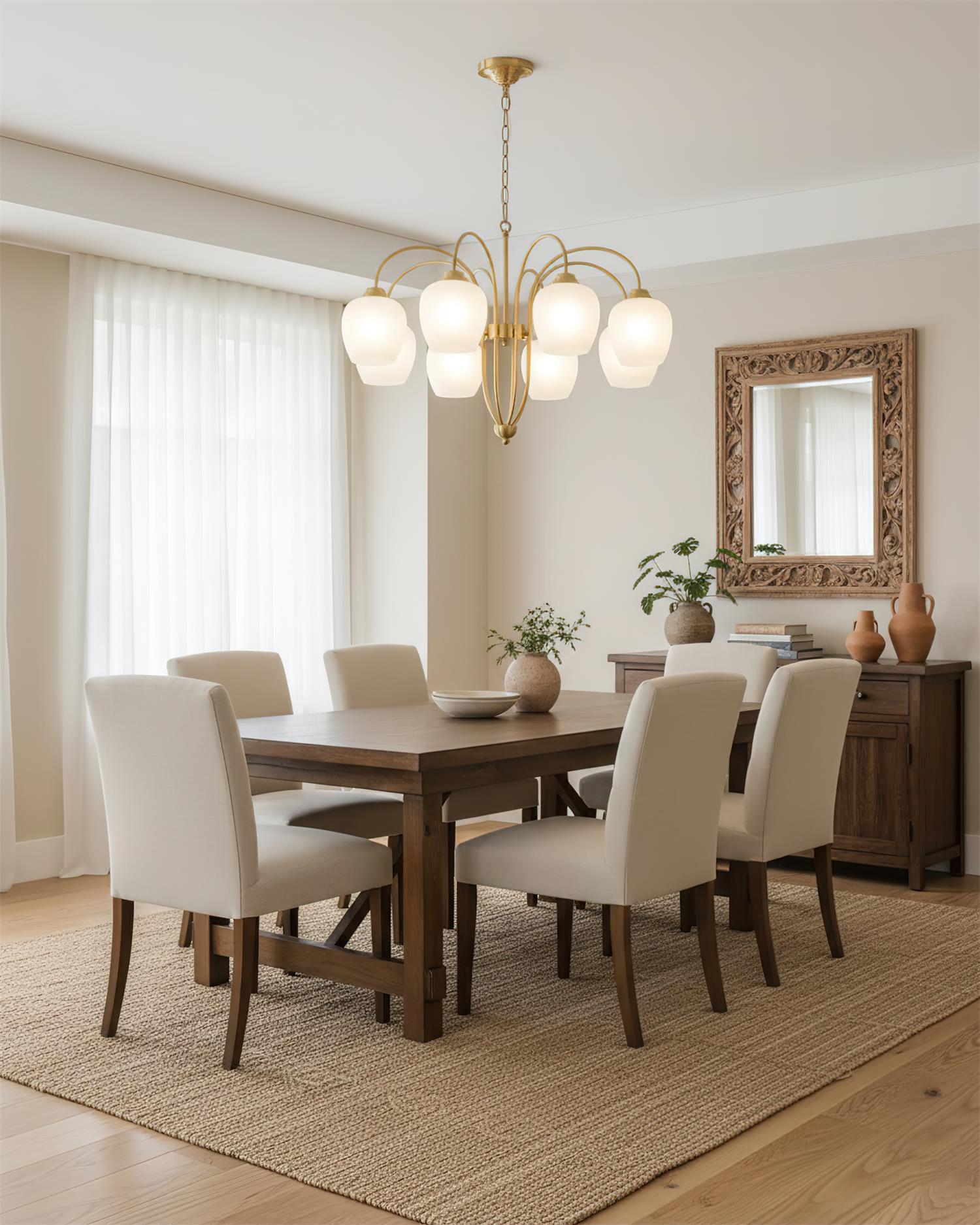 Evadne Petiole Chandelier