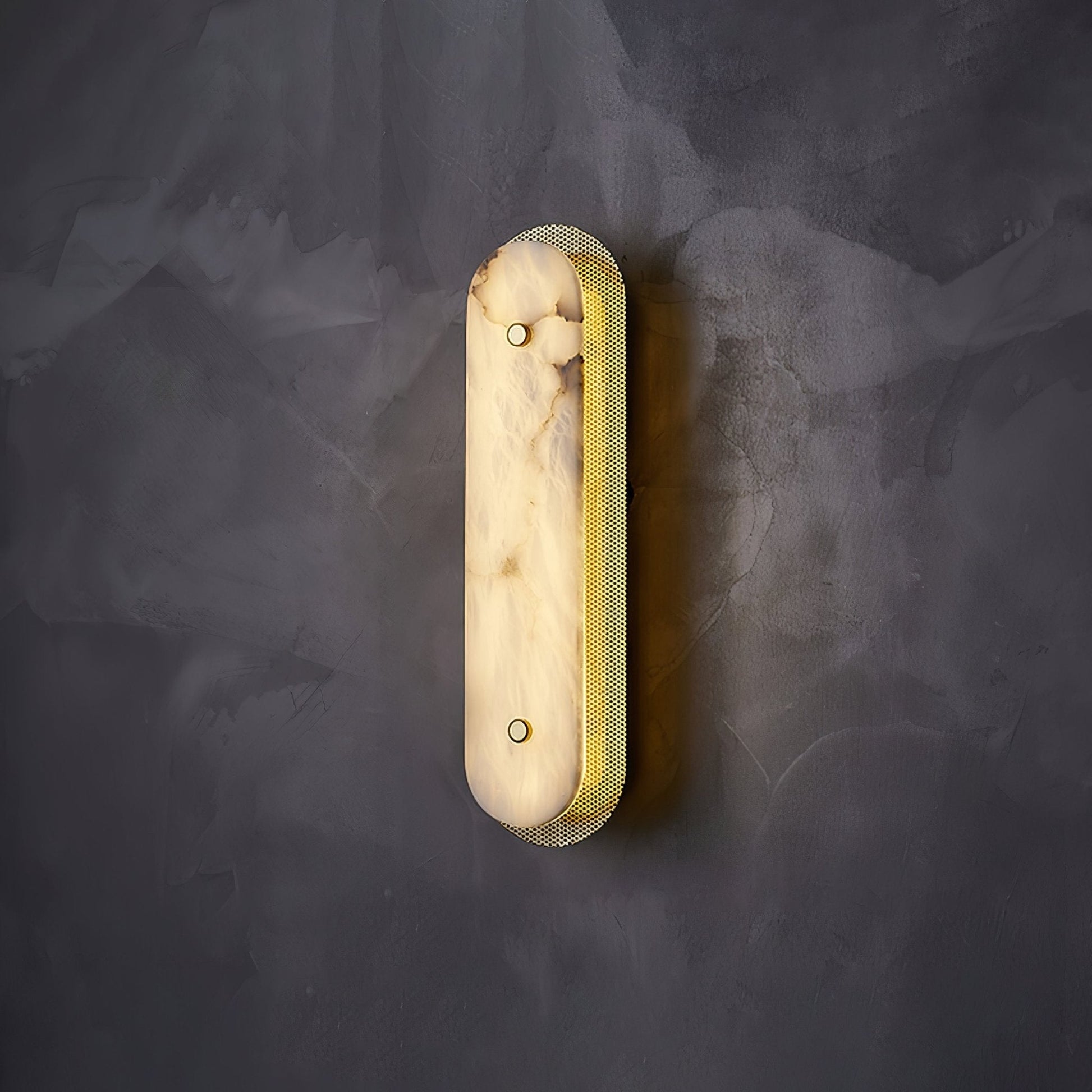 Erthee Linear Alabaster Wall Light-Neutral Decor