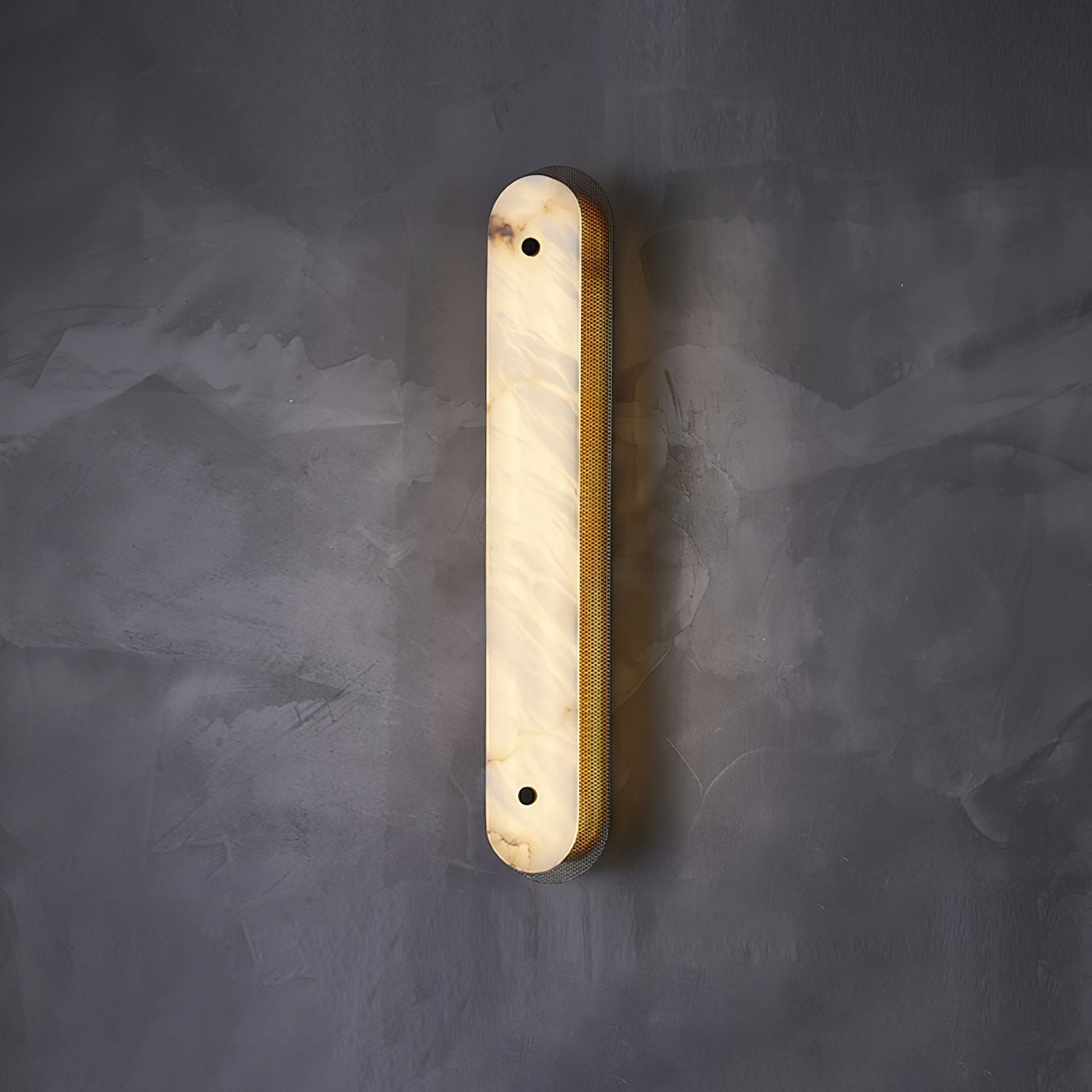 Erthee Linear Alabaster Wall Light-Neutral Decor