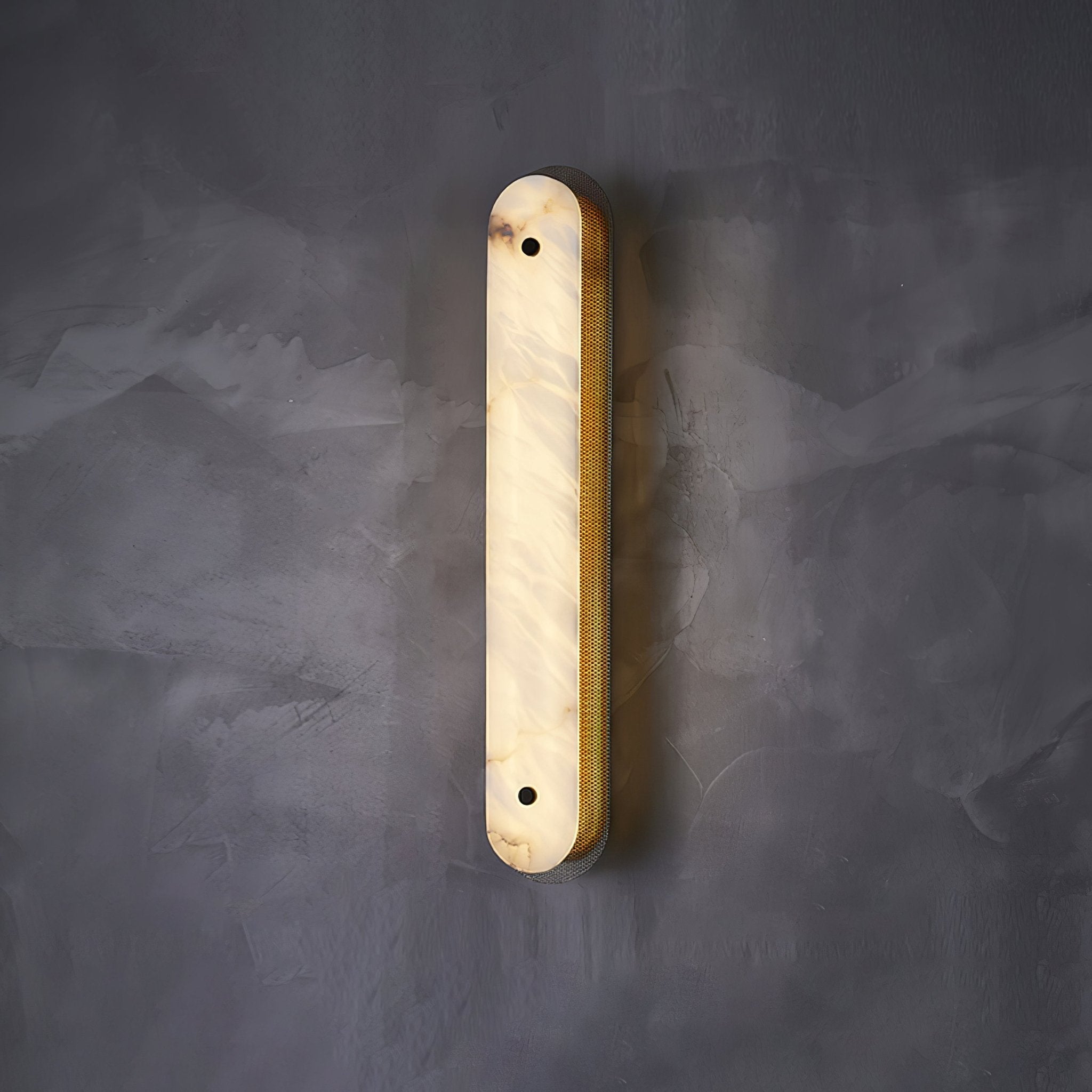 Erthee Linear Alabaster Wall Light-Neutral Decor
