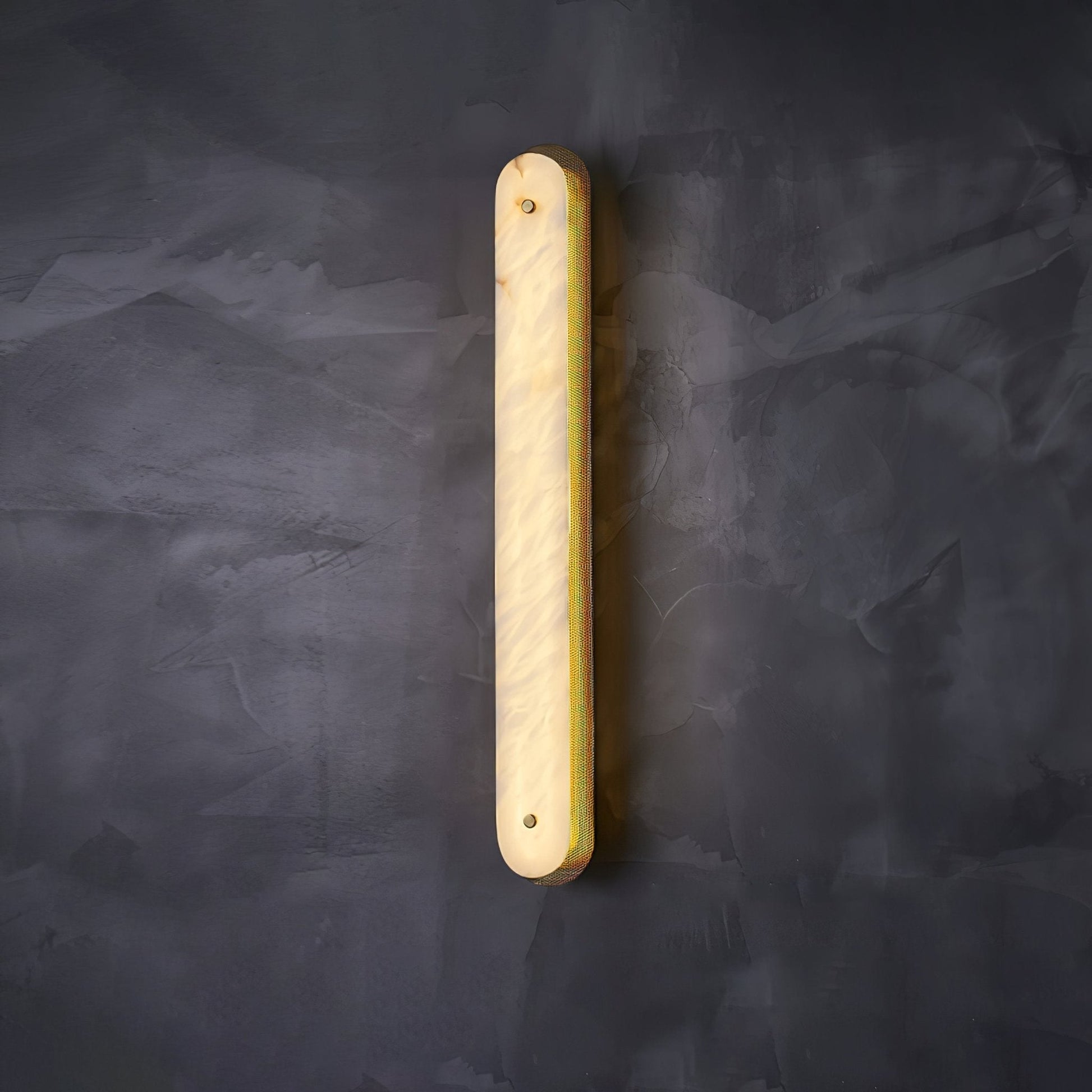 Erthee Linear Alabaster Wall Light-Neutral Decor