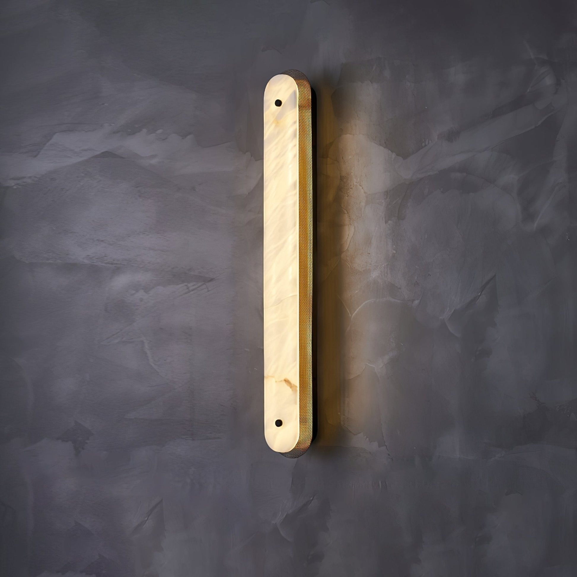 Erthee Linear Alabaster Wall Light-Neutral Decor