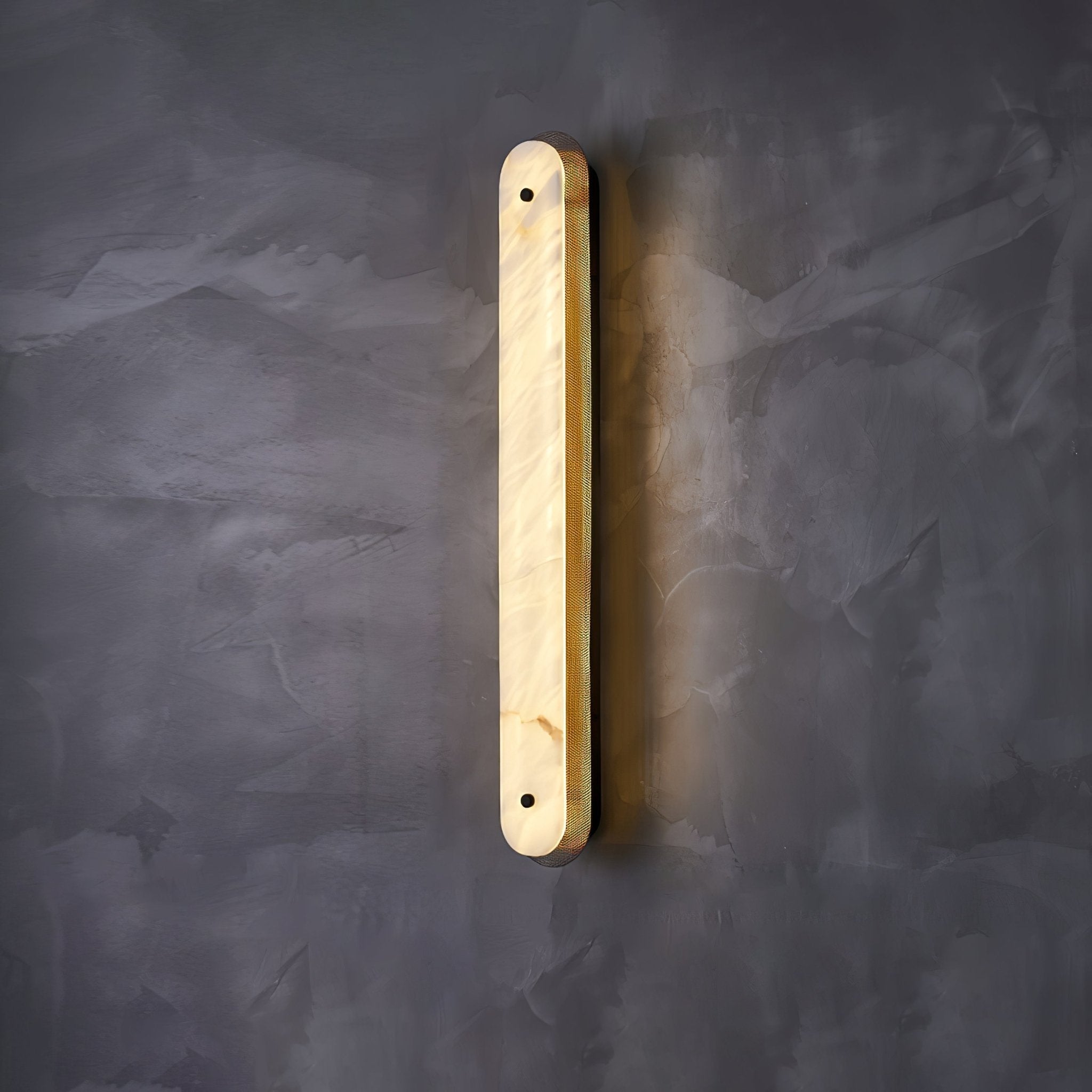 Erthee Linear Alabaster Wall Light-Neutral Decor