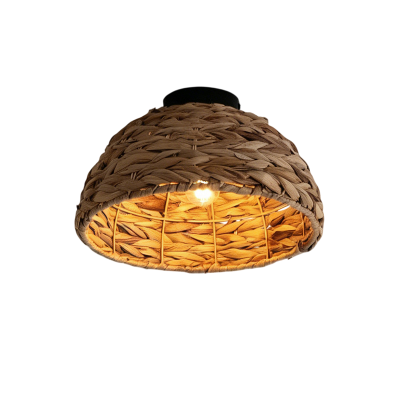Product dimensions of the Cambria Ceiling Light: 11.8 inches in diameter and 7.1 inches in height.