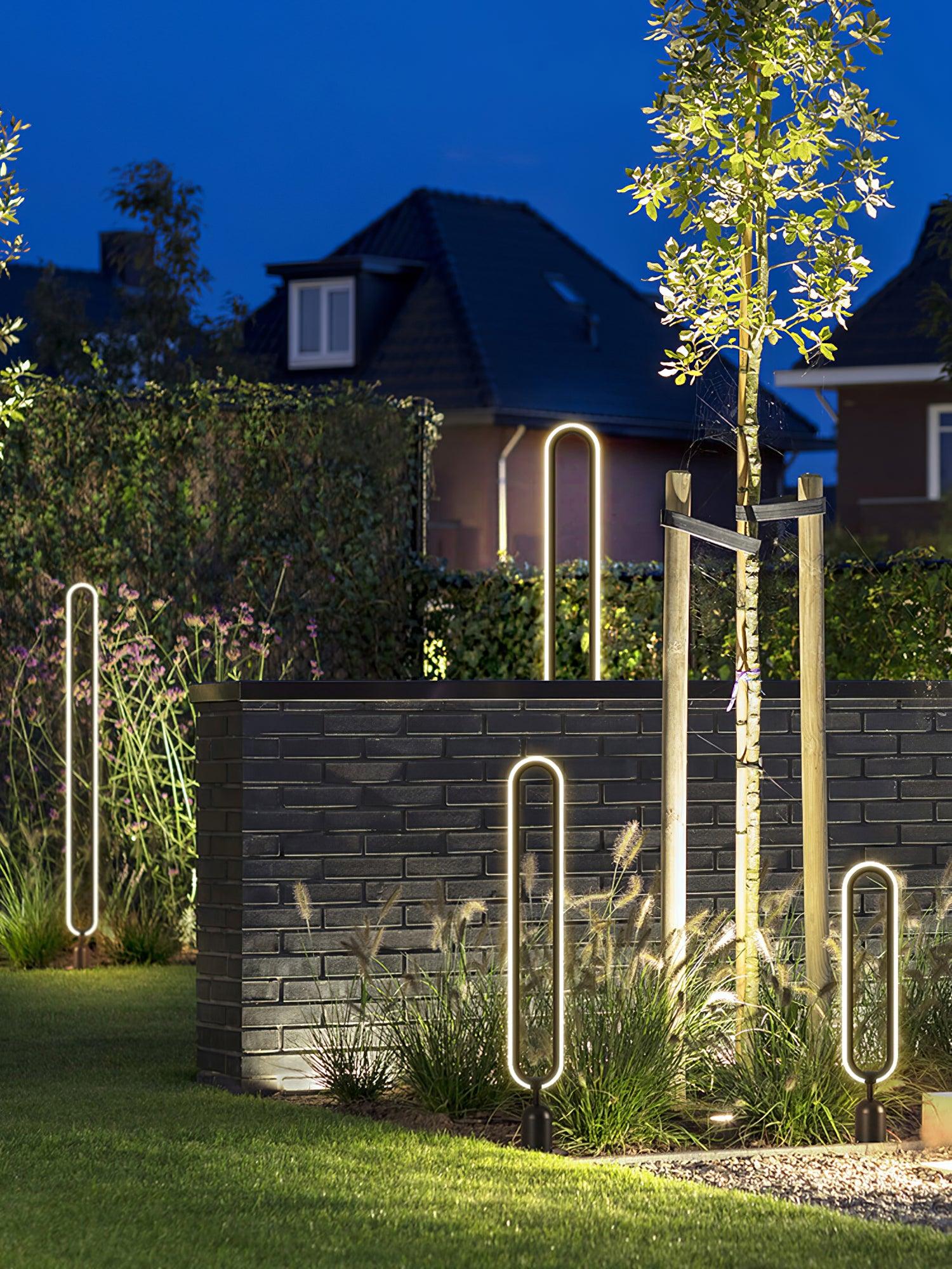 Ovalor Black Garden Outdoor Light-Neutral Decor