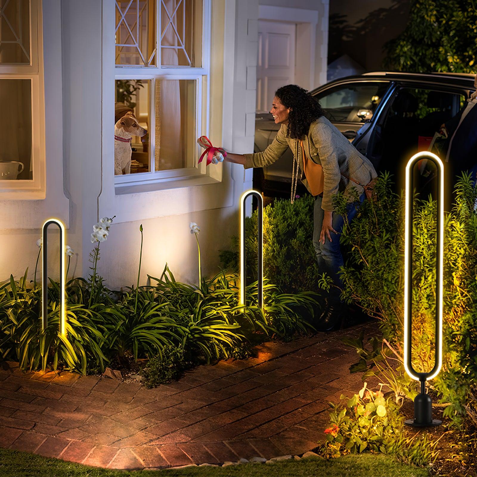 Ovalor Black Garden Outdoor Light-Neutral Decor