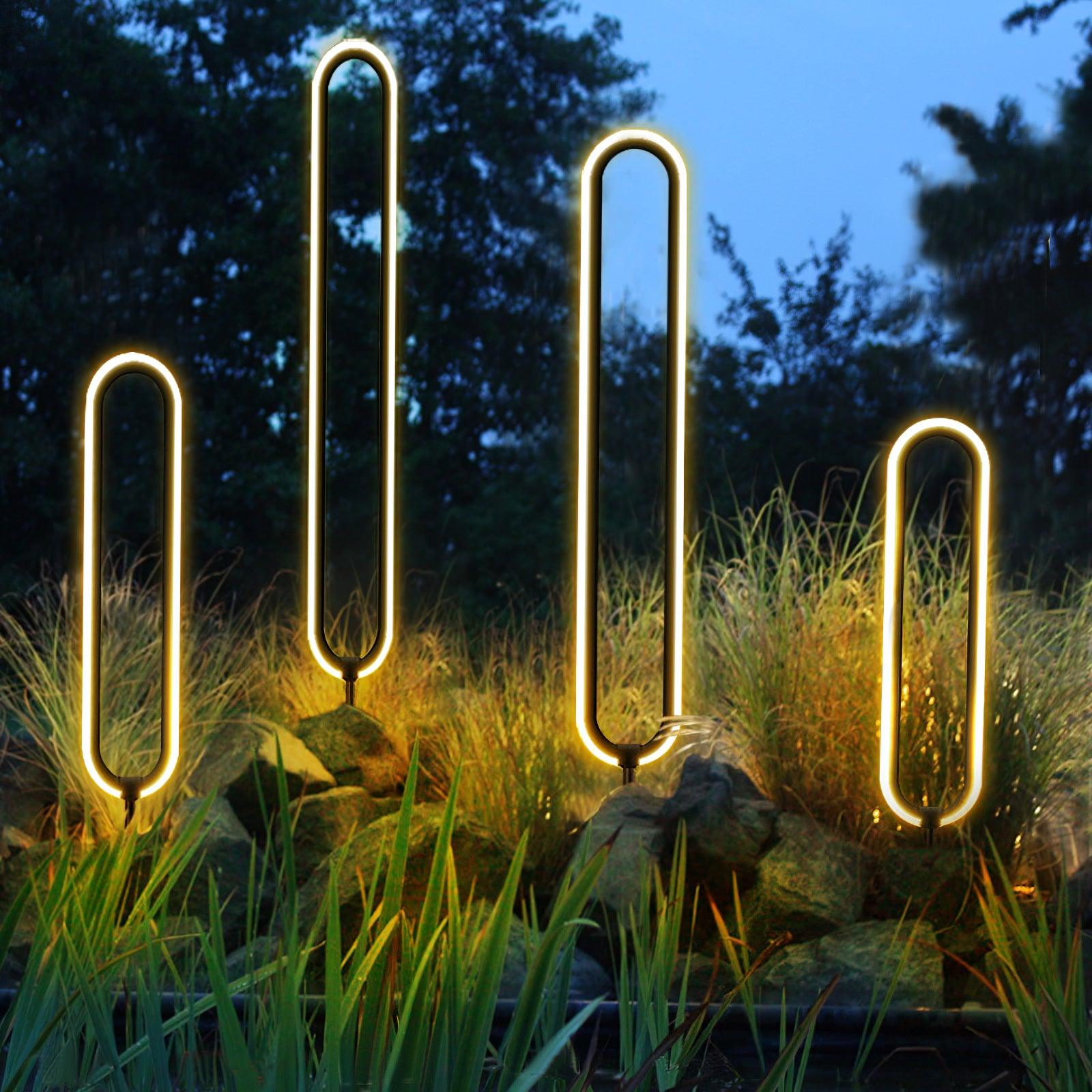 Ovalor Black Garden Outdoor Light-Neutral Decor