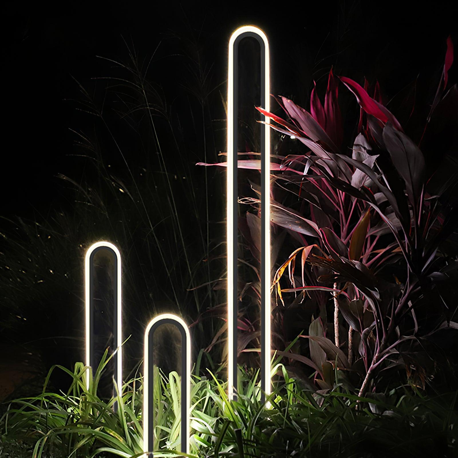 Ovalor Black Garden Outdoor Light-Neutral Decor