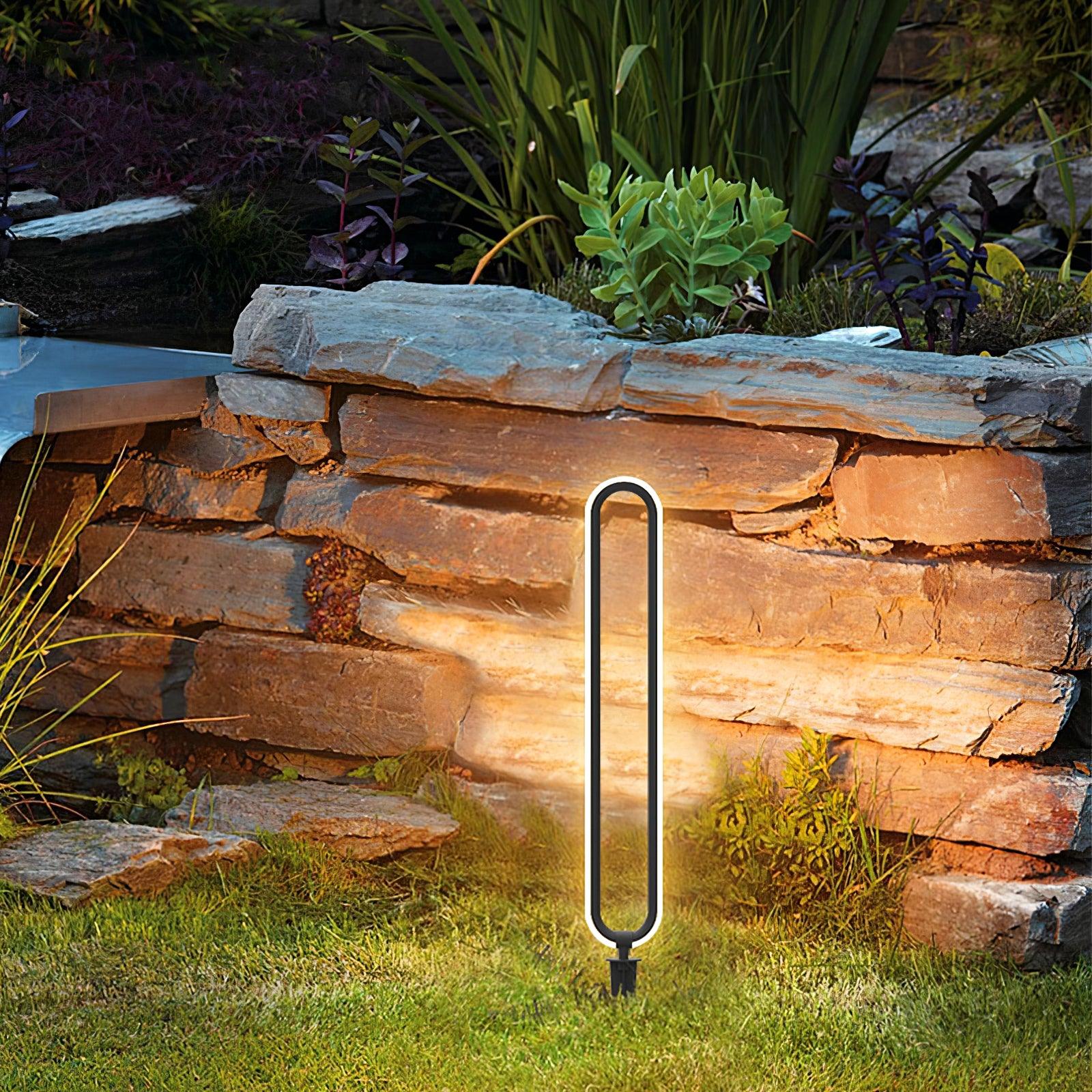 Ovalor Black Garden Outdoor Light-Neutral Decor