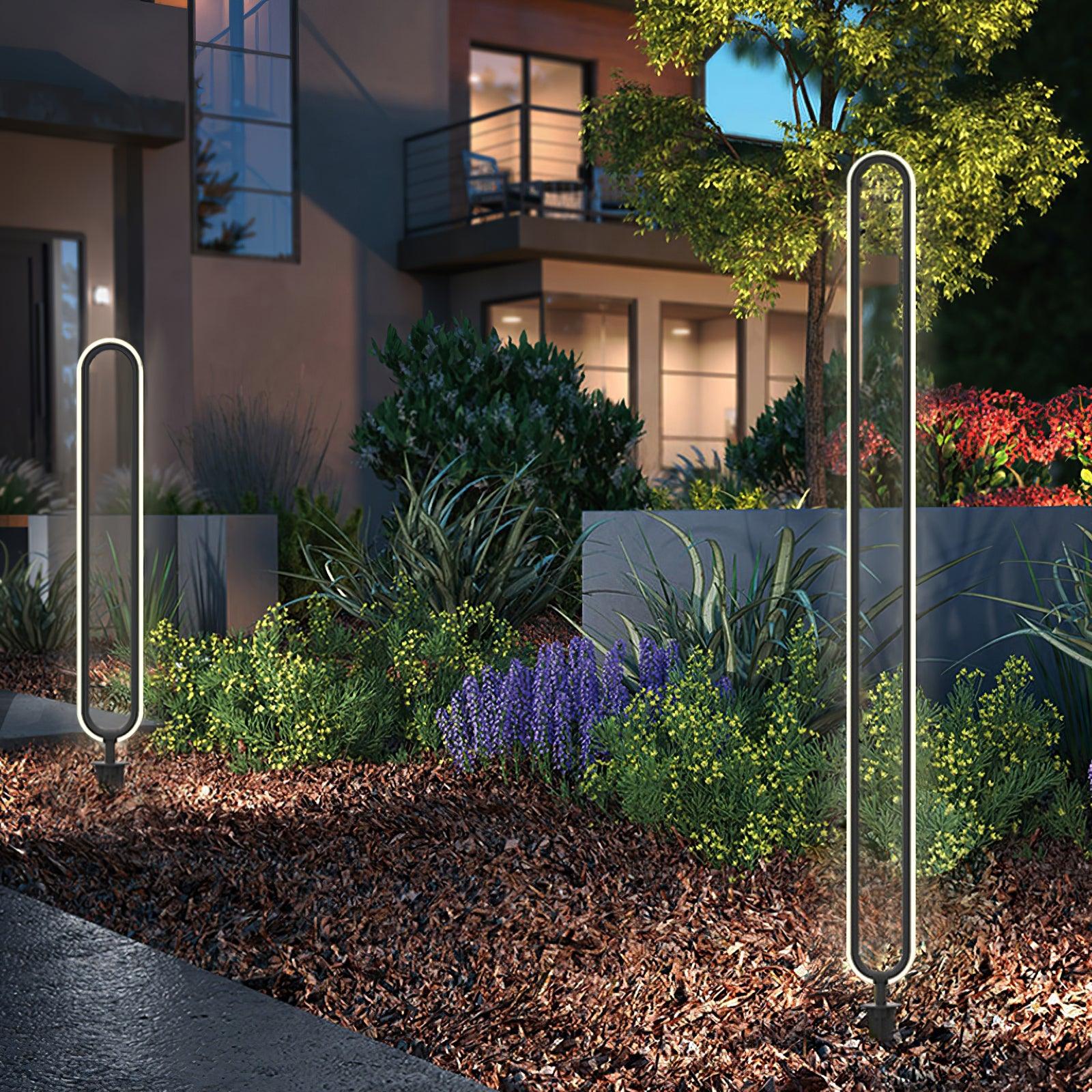 Ovalor Black Garden Outdoor Light-Neutral Decor