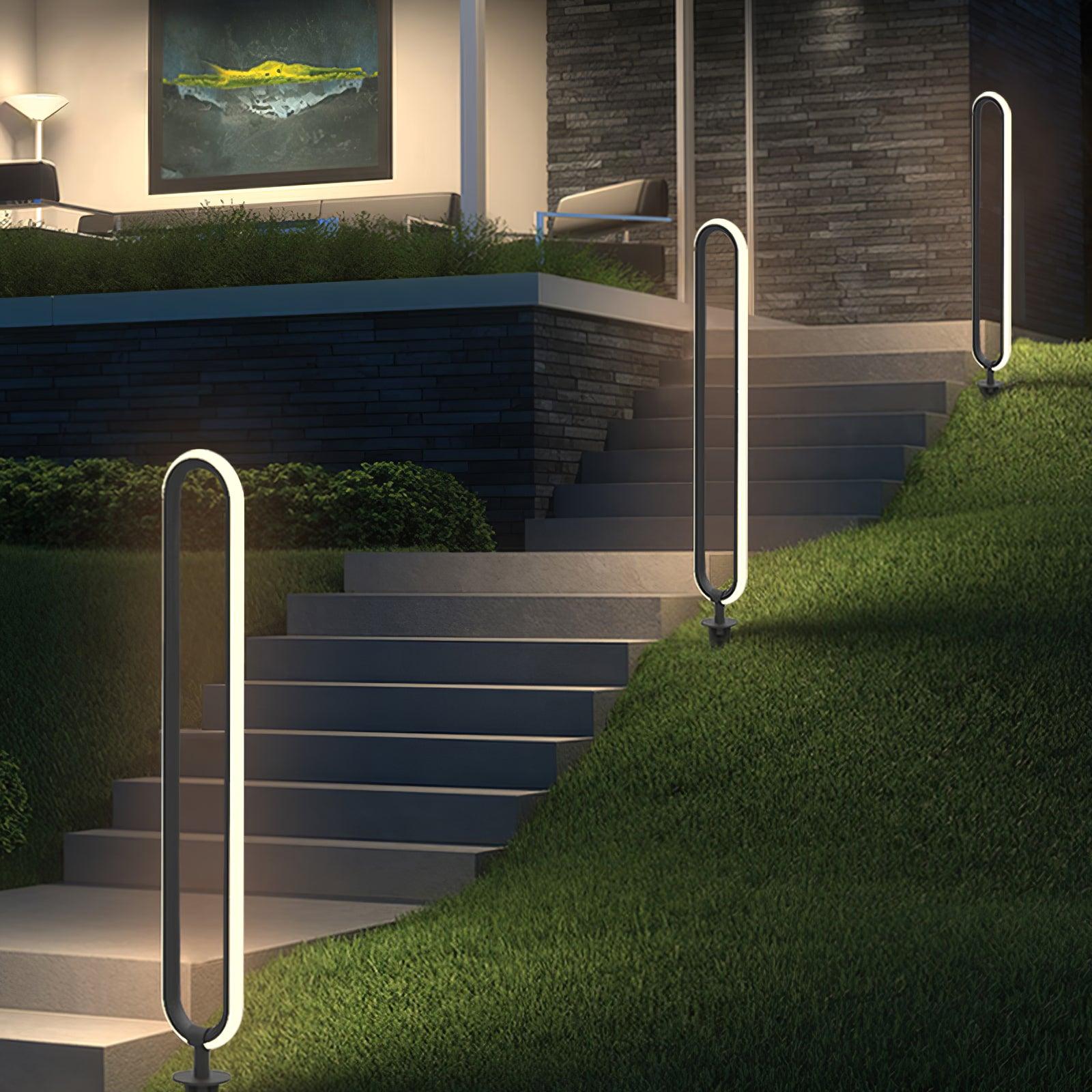 Ovalor Black Garden Outdoor Light-Neutral Decor