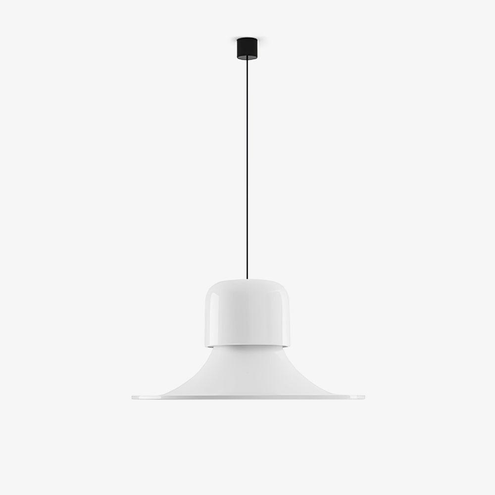 Lustra Pendant Light Aluminum Curved for Kitchen-Neutral Decor