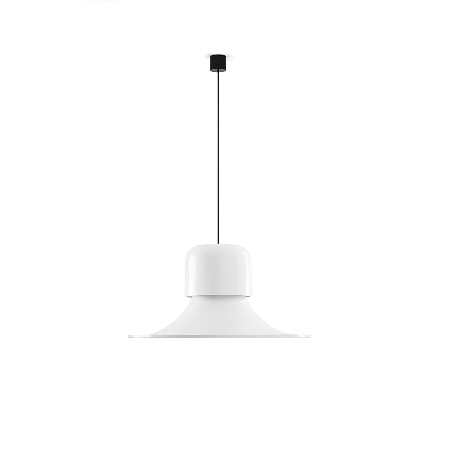 Lustra Pendant Light Aluminum Curved for Kitchen-Neutral Decor
