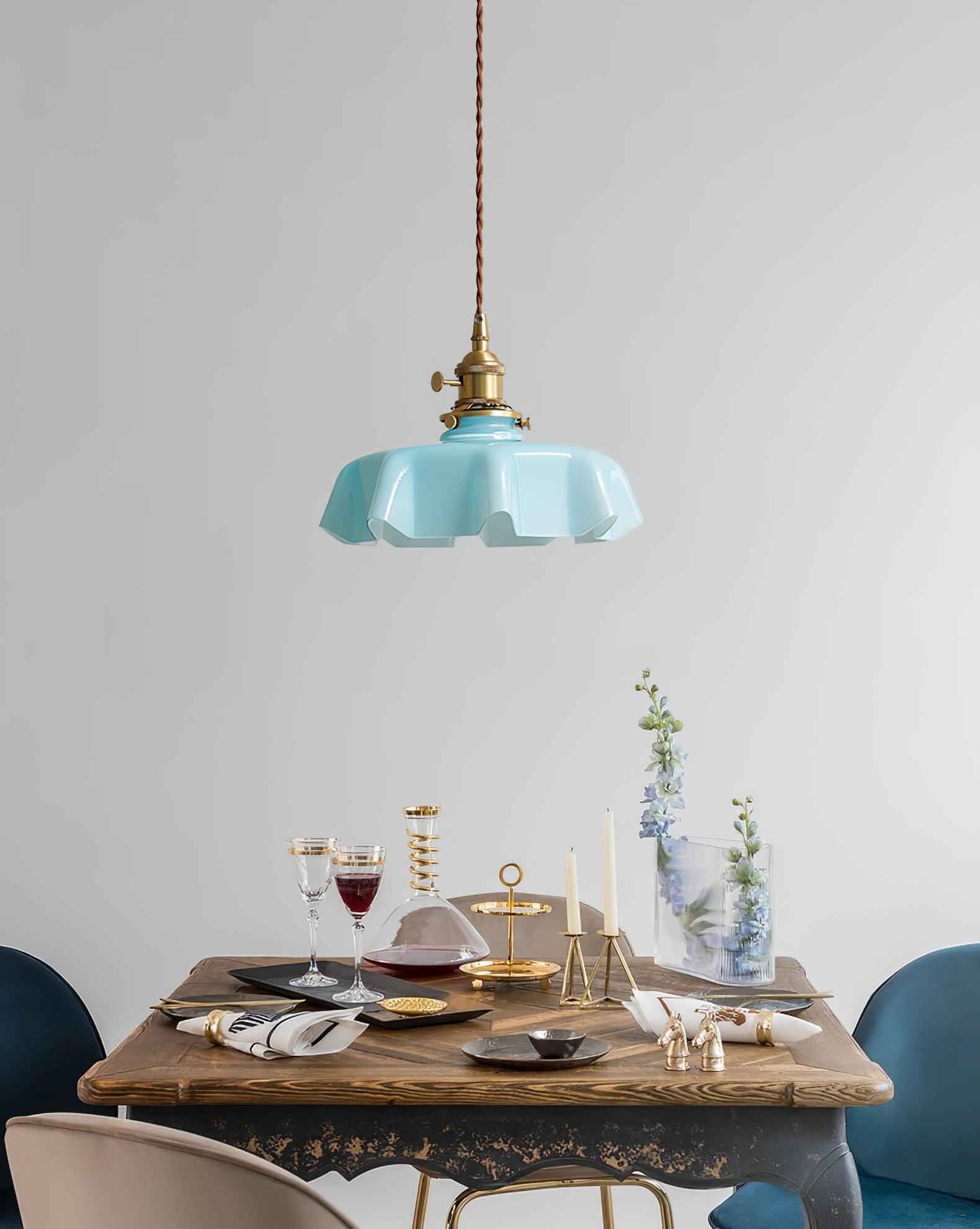 Lustra Pendant Light French Flower for Dining Room-Neutral Decor