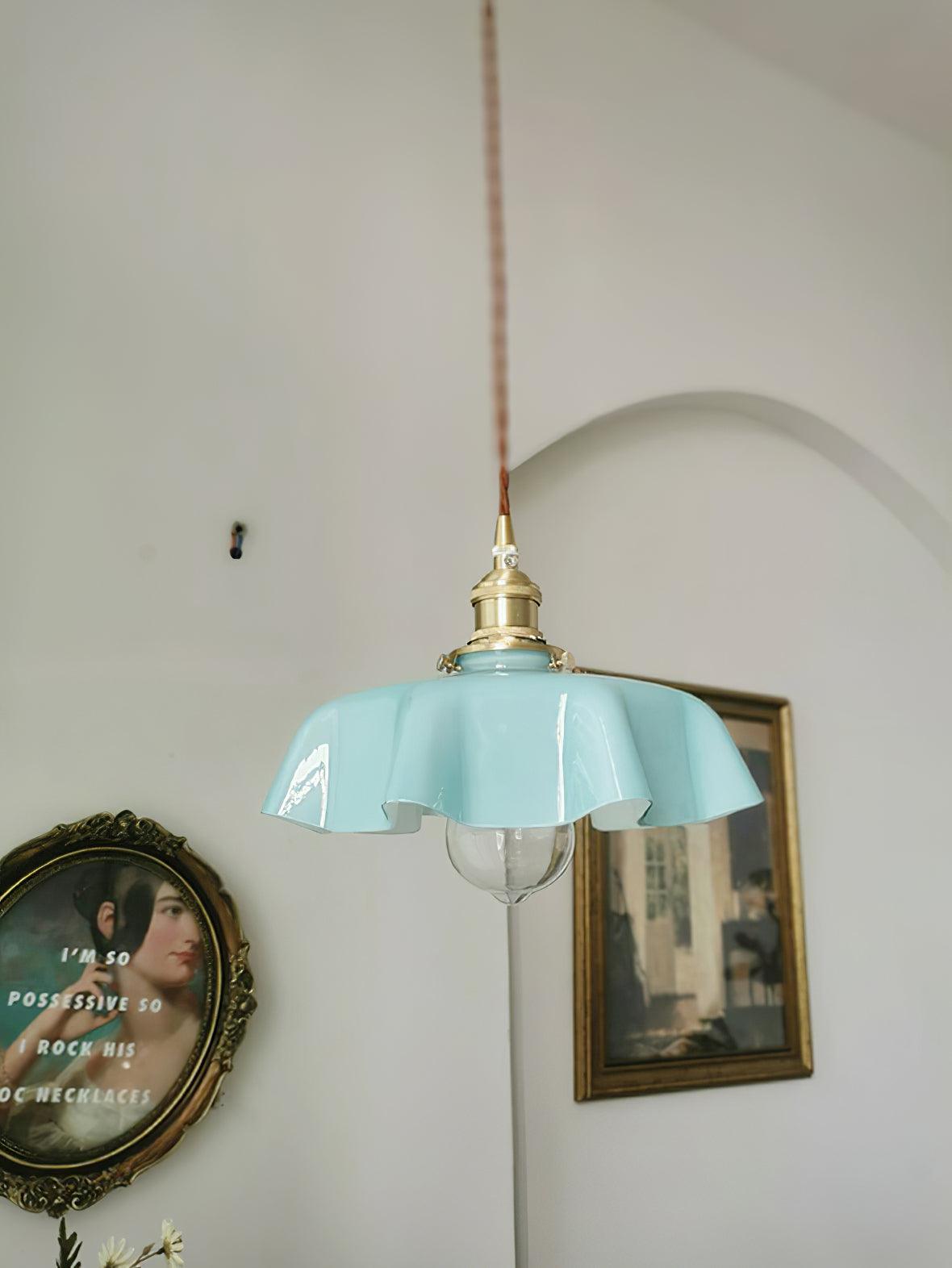Lustra Pendant Light French Flower for Dining Room-Neutral Decor