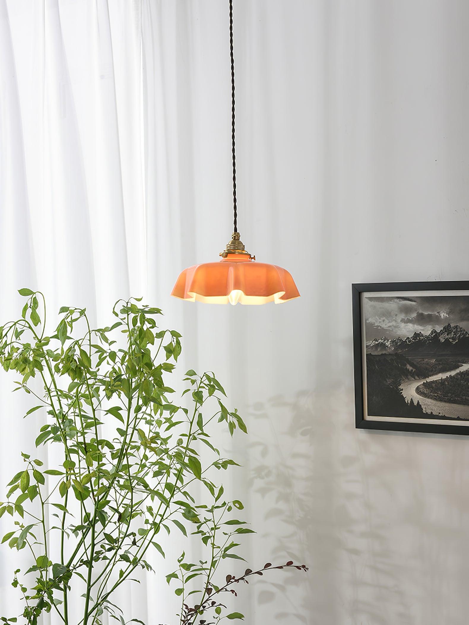Lustra Pendant Light French Flower for Dining Room-Neutral Decor