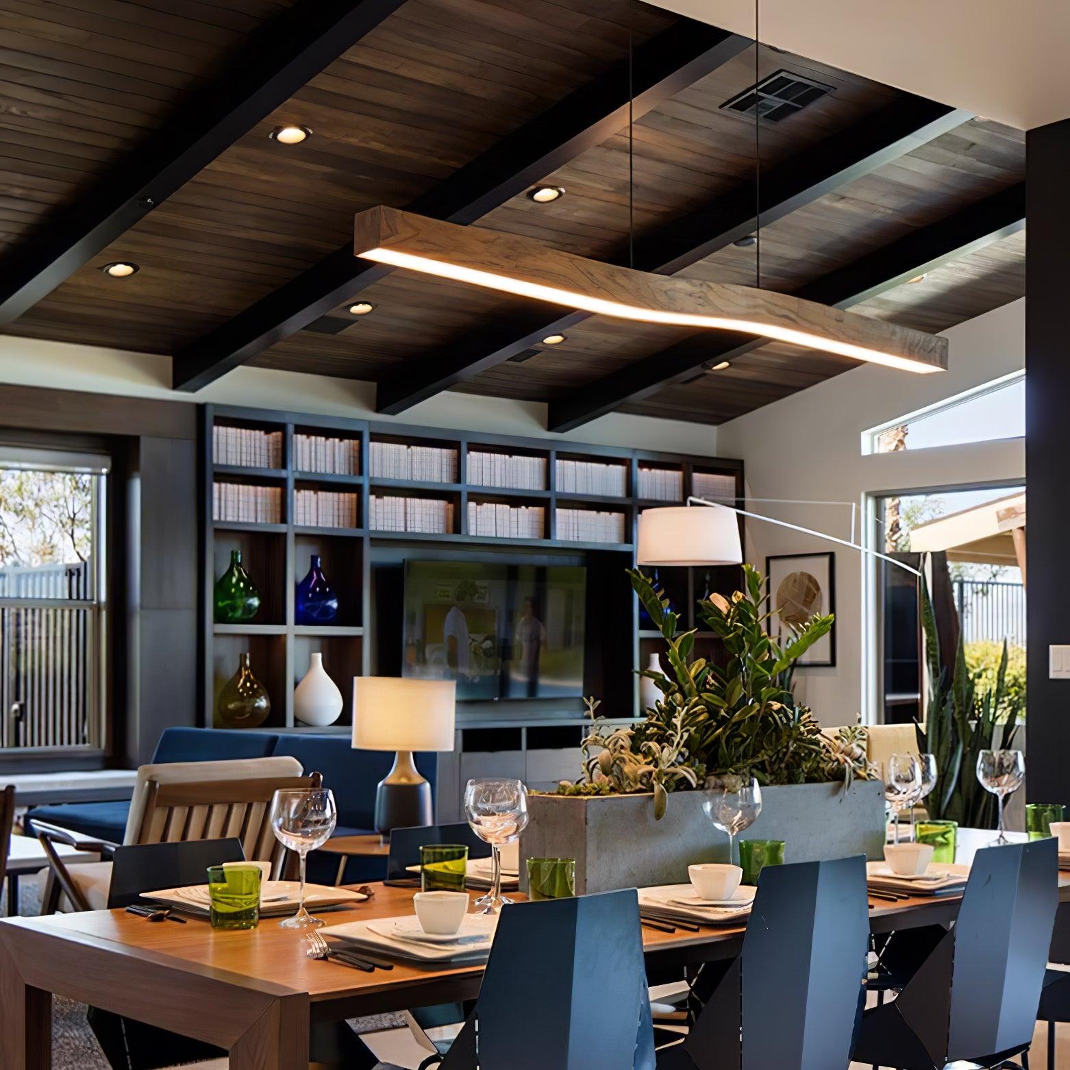 Daze Liner Minimalist Pendant Light-Neutral Decor