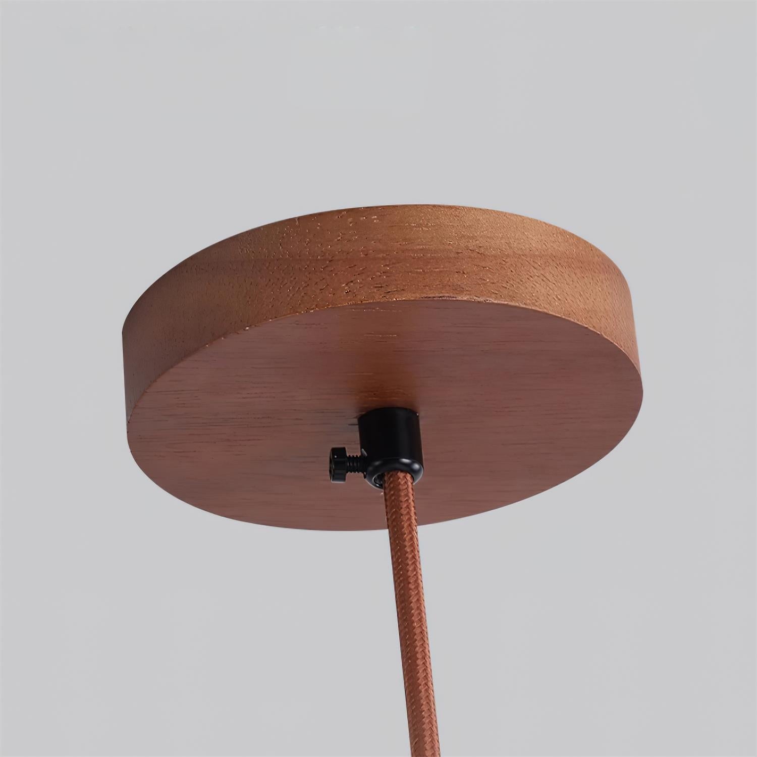 Ritta Pendant Light Travertine Ripple Shade  Wabi-Sabi