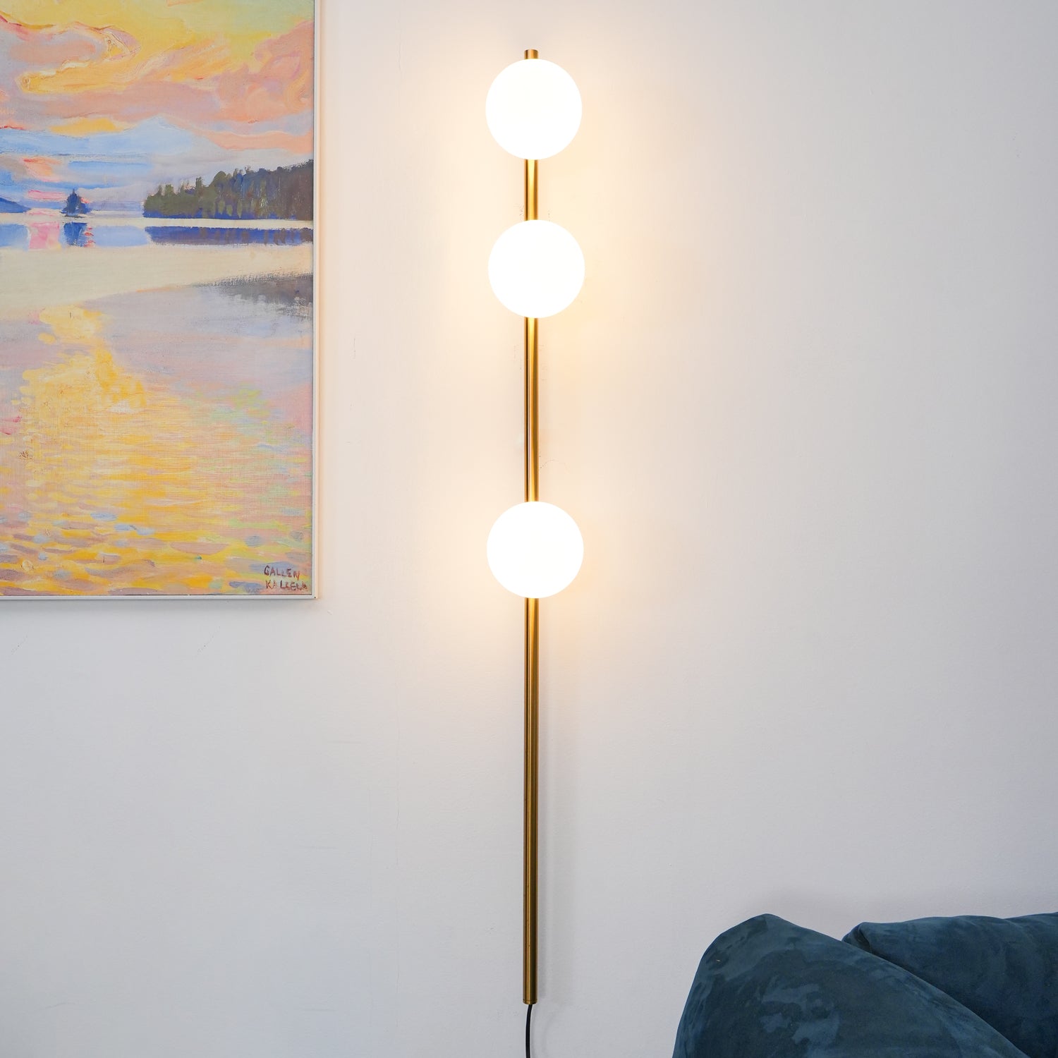 Ultheia Modern Minimalist Candied Balls Glass Wall Light-Neutral Decor